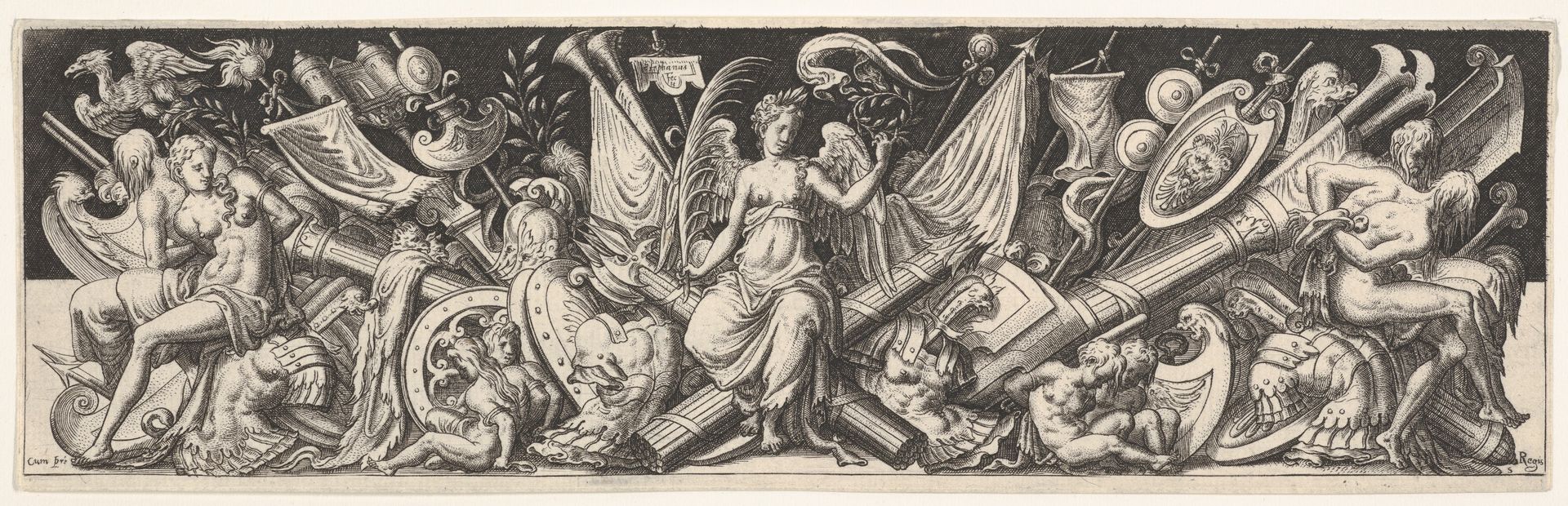 Plate from Battles and Victories (Combats et Triomphes) by Etienne Delaune