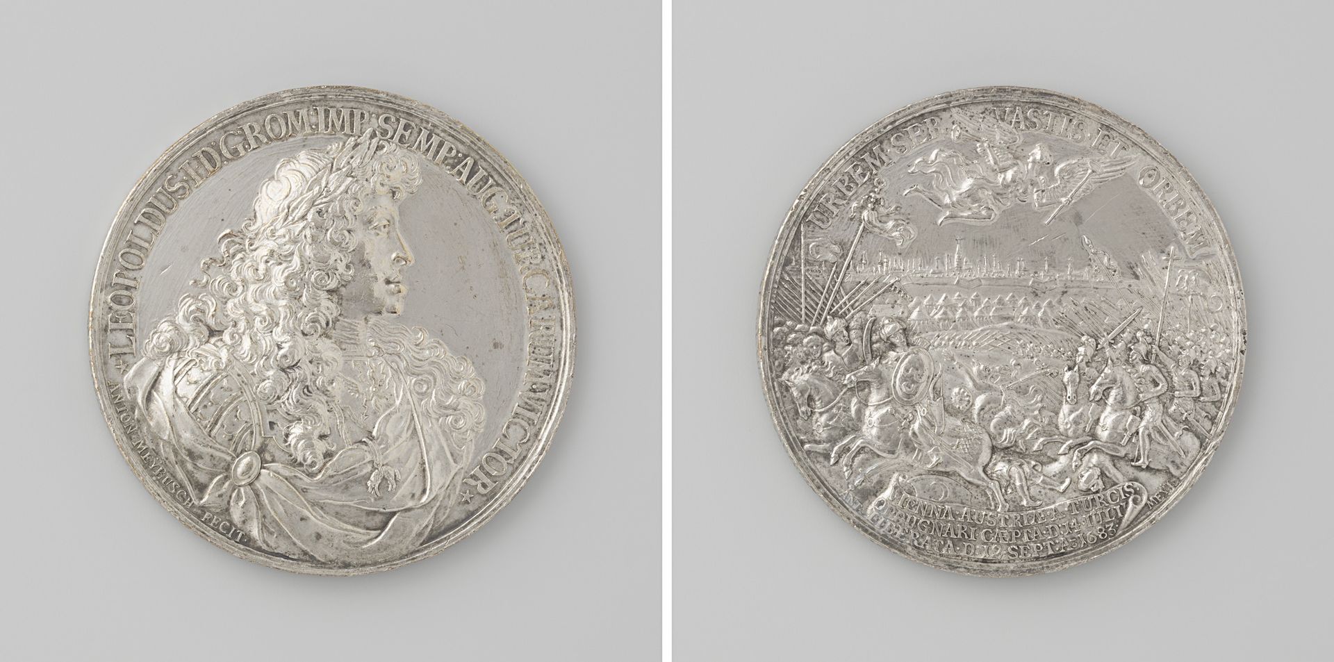Ontzet van Wenen door Leopold I by Anton Meybusch
