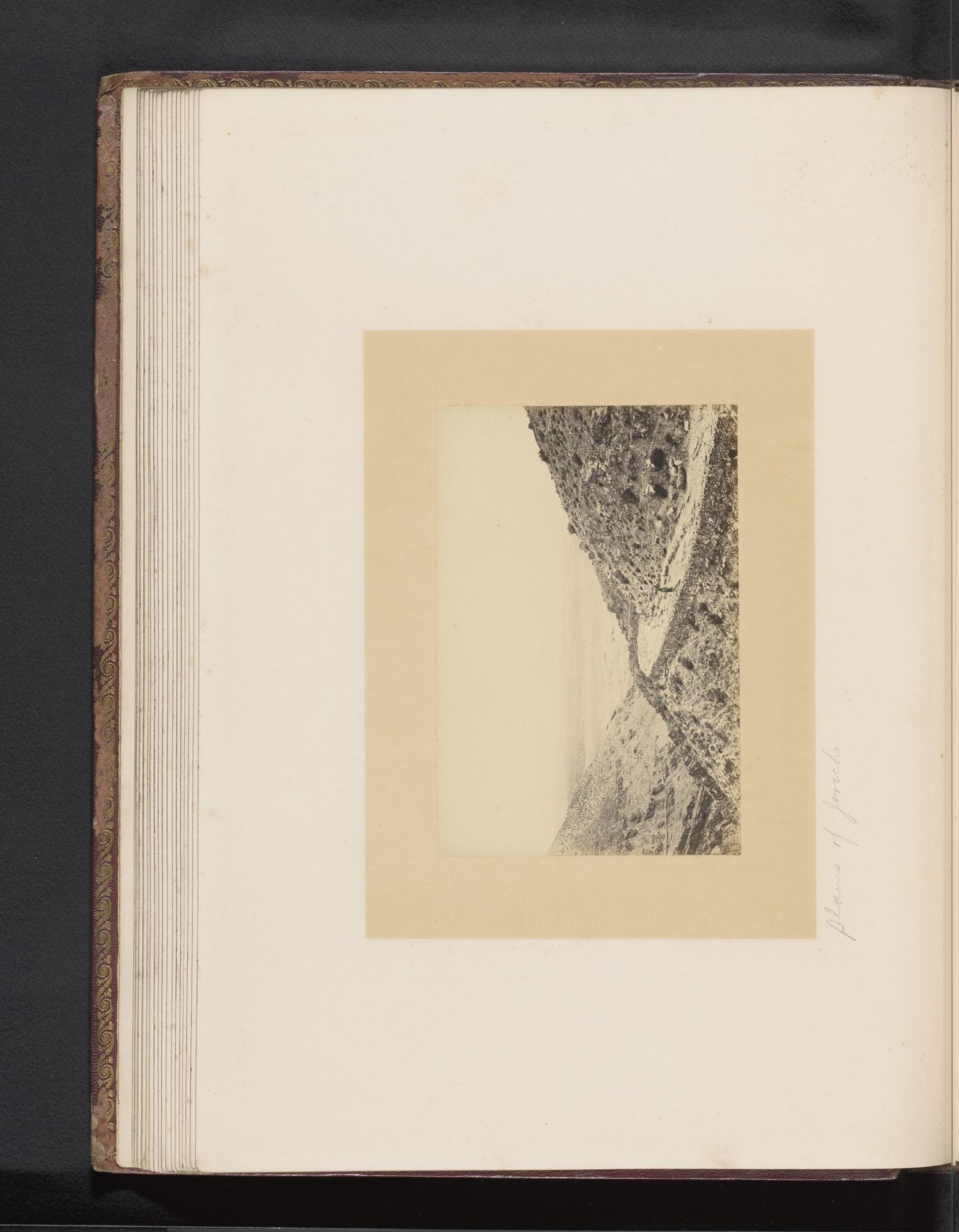 Gezicht op de vlaktes van Jericho by Francis Frith