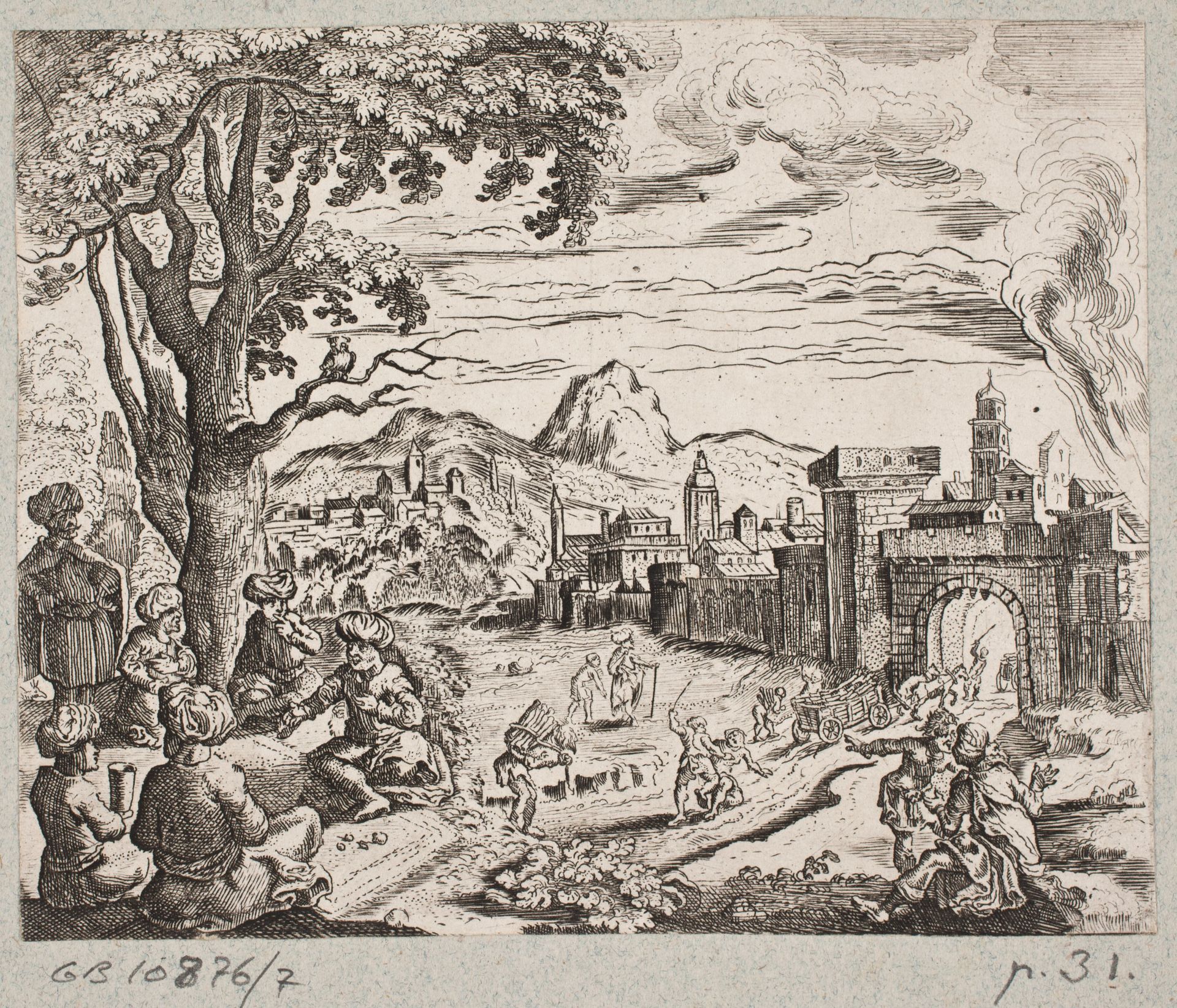 Illustration til Adam Olearius, “Persianischer Rosenthal von einem Sinnreichen Poeten Schich Saadi […]”, Schleswig 1660 by Christian Rothgiesser