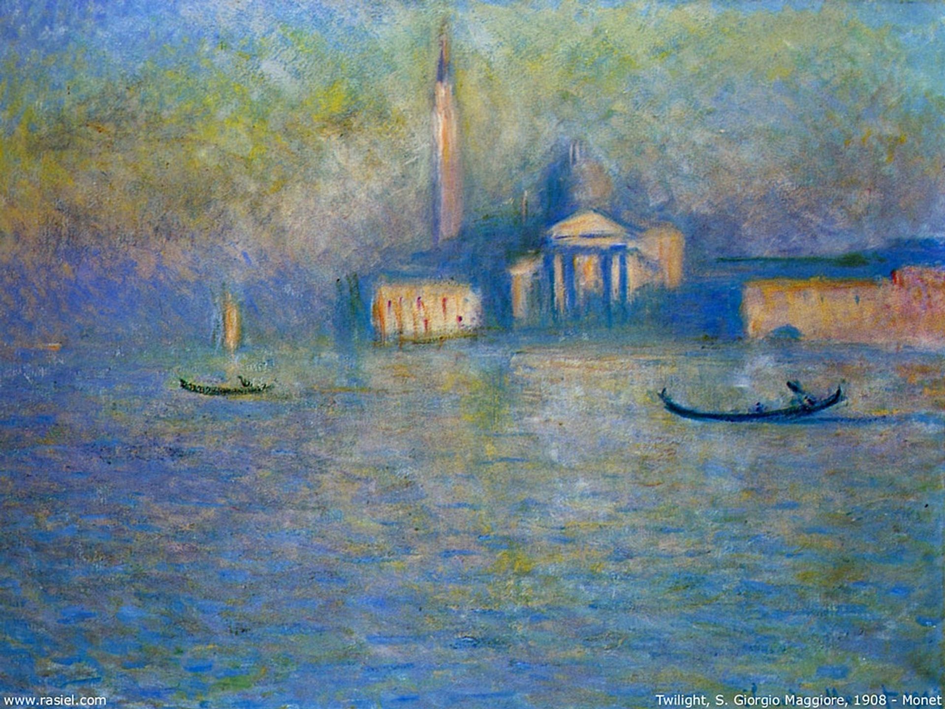 San Giorgio Maggiore, Twilight by Claude Monet