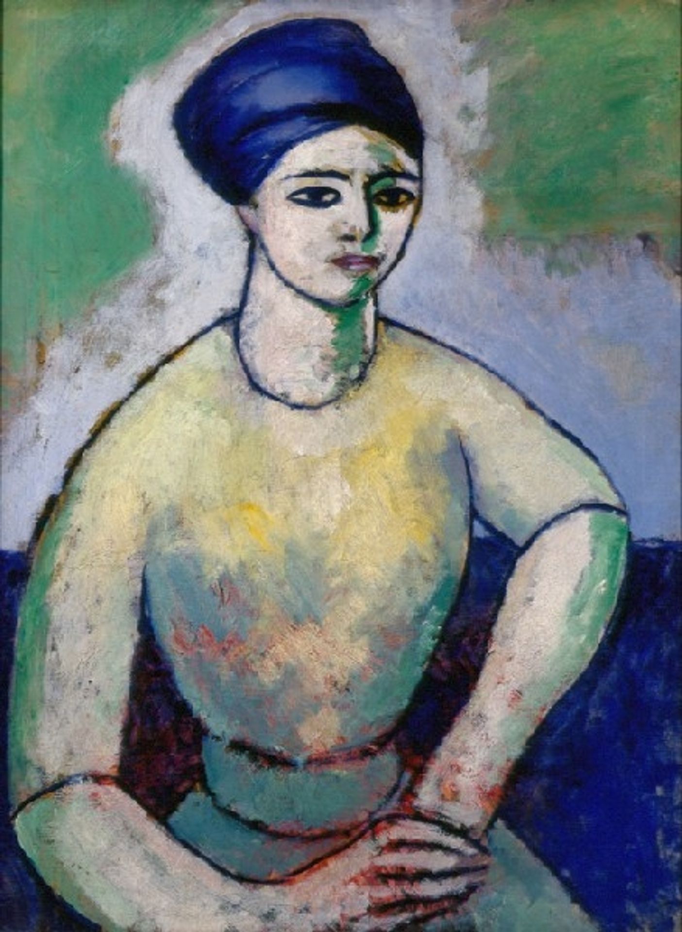 Study of a Girl (Fanette Reider) by Morton Schamberg