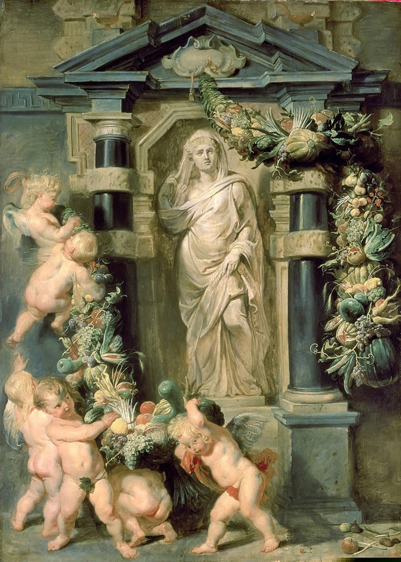 The Statue of Ceres by Peter Paul Rubens