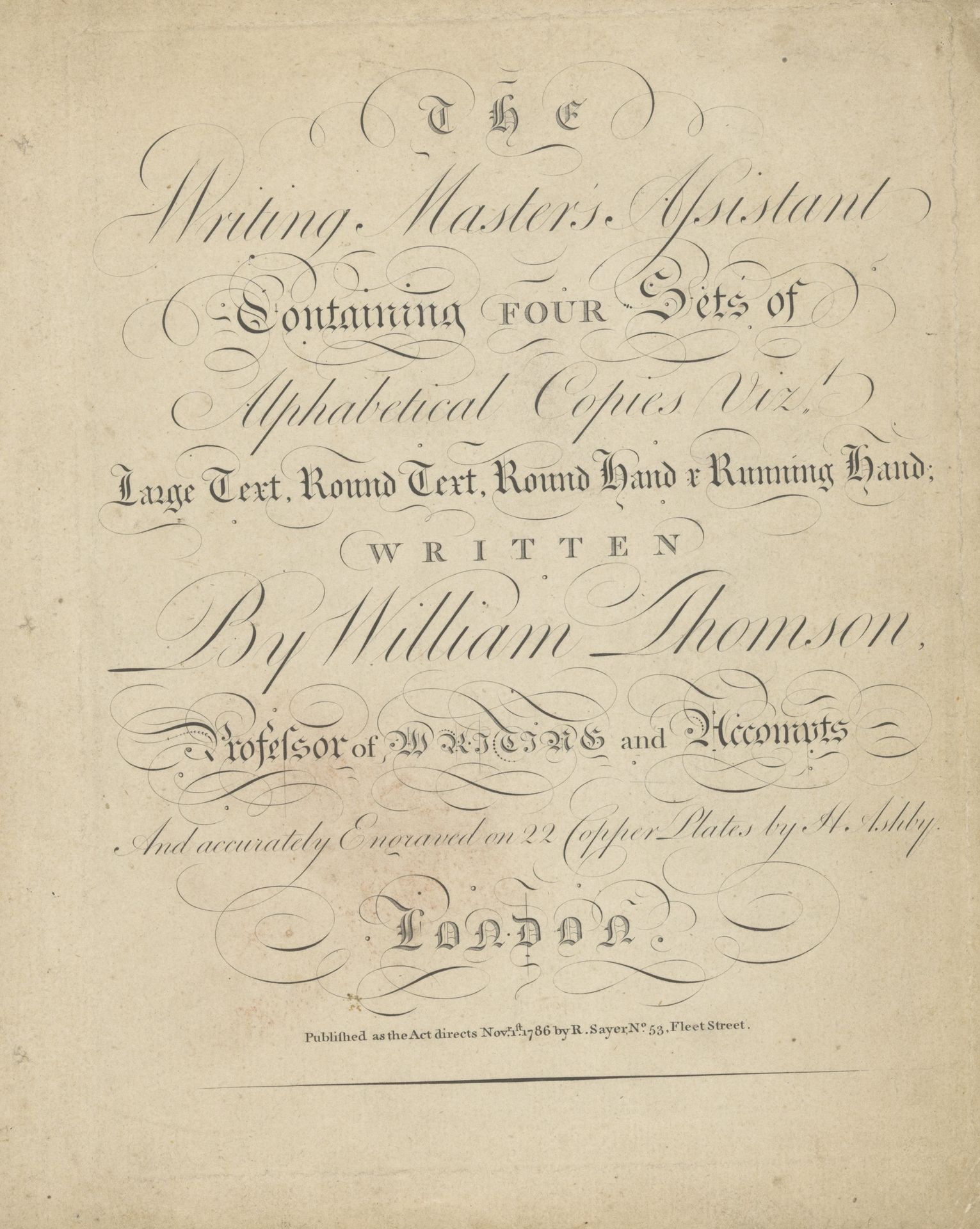 Lettervoorbeelden by Henry Ashby