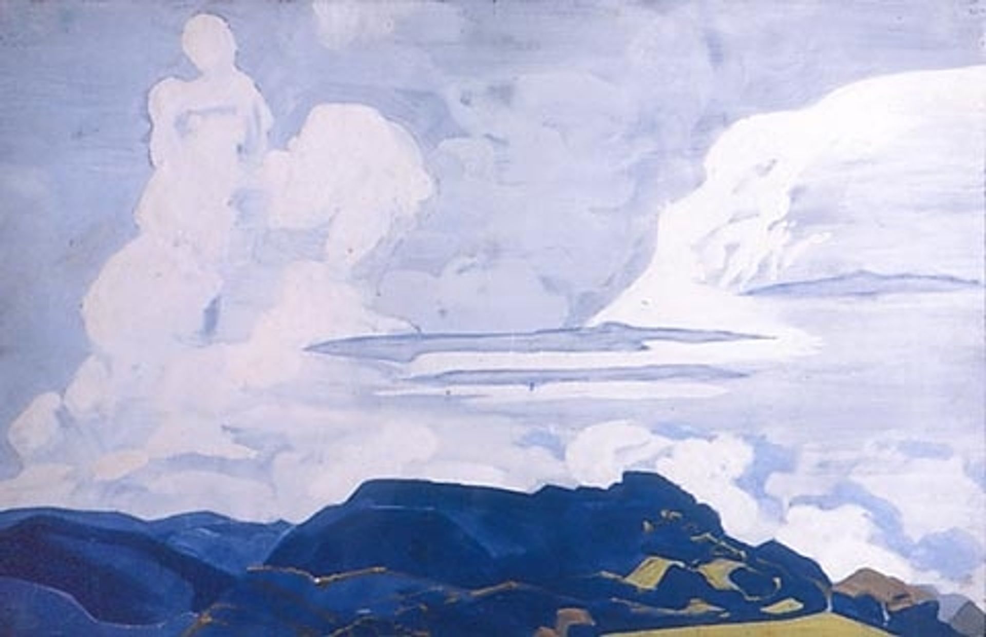 White horsemen by Nicholas Roerich