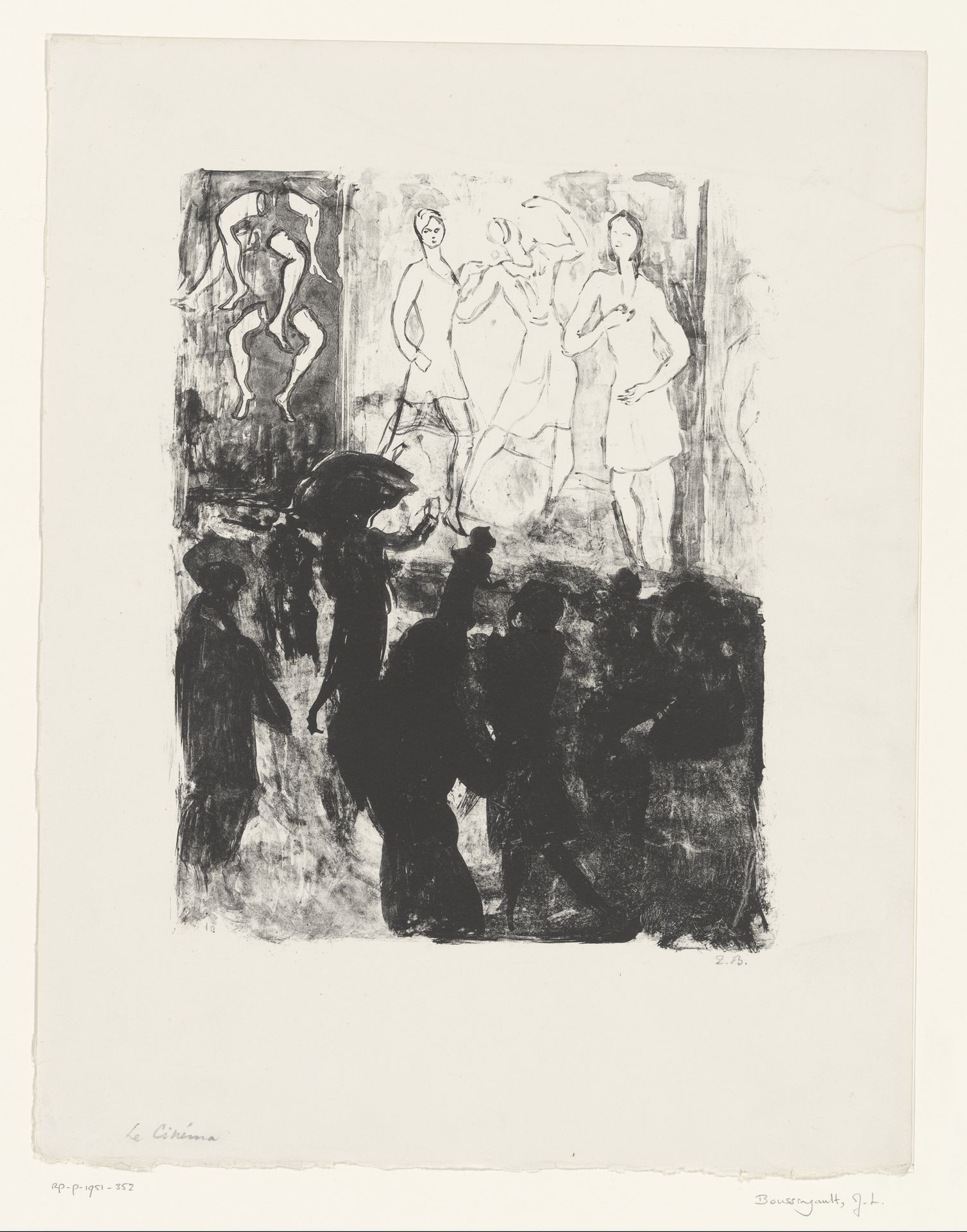 Le Cinéma by Jean-Louis Boussingault