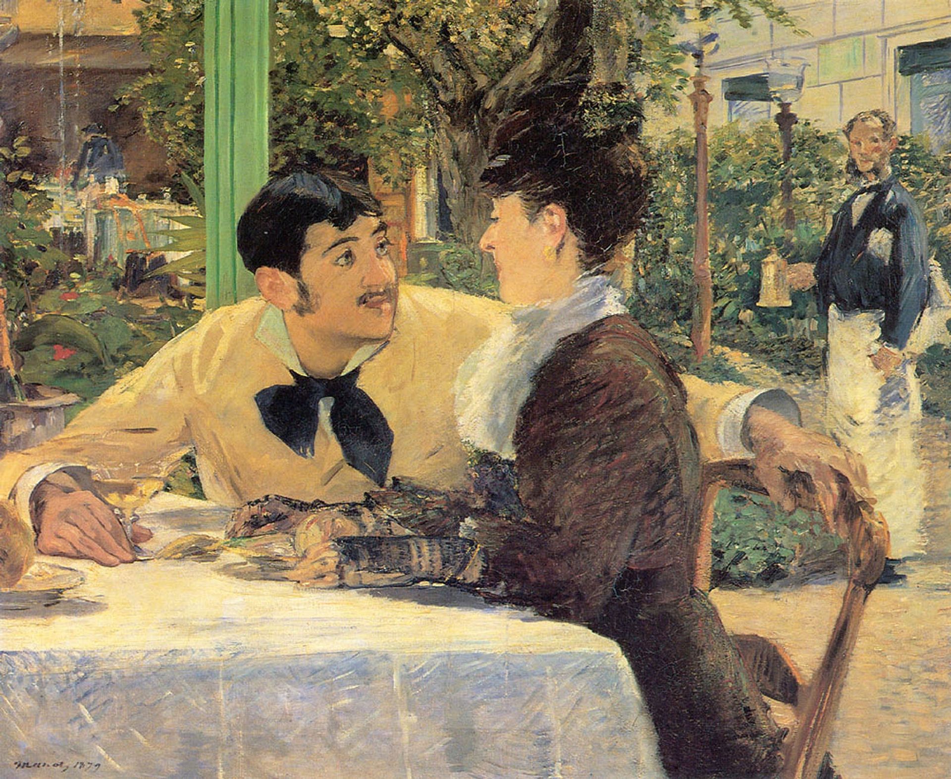 At Father Lathuille's by Edouard Manet