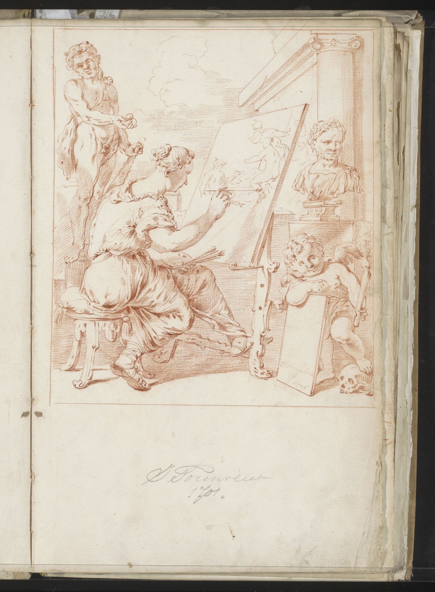 Pictura (de Schilderkunst) by Jacob Toorenvliet