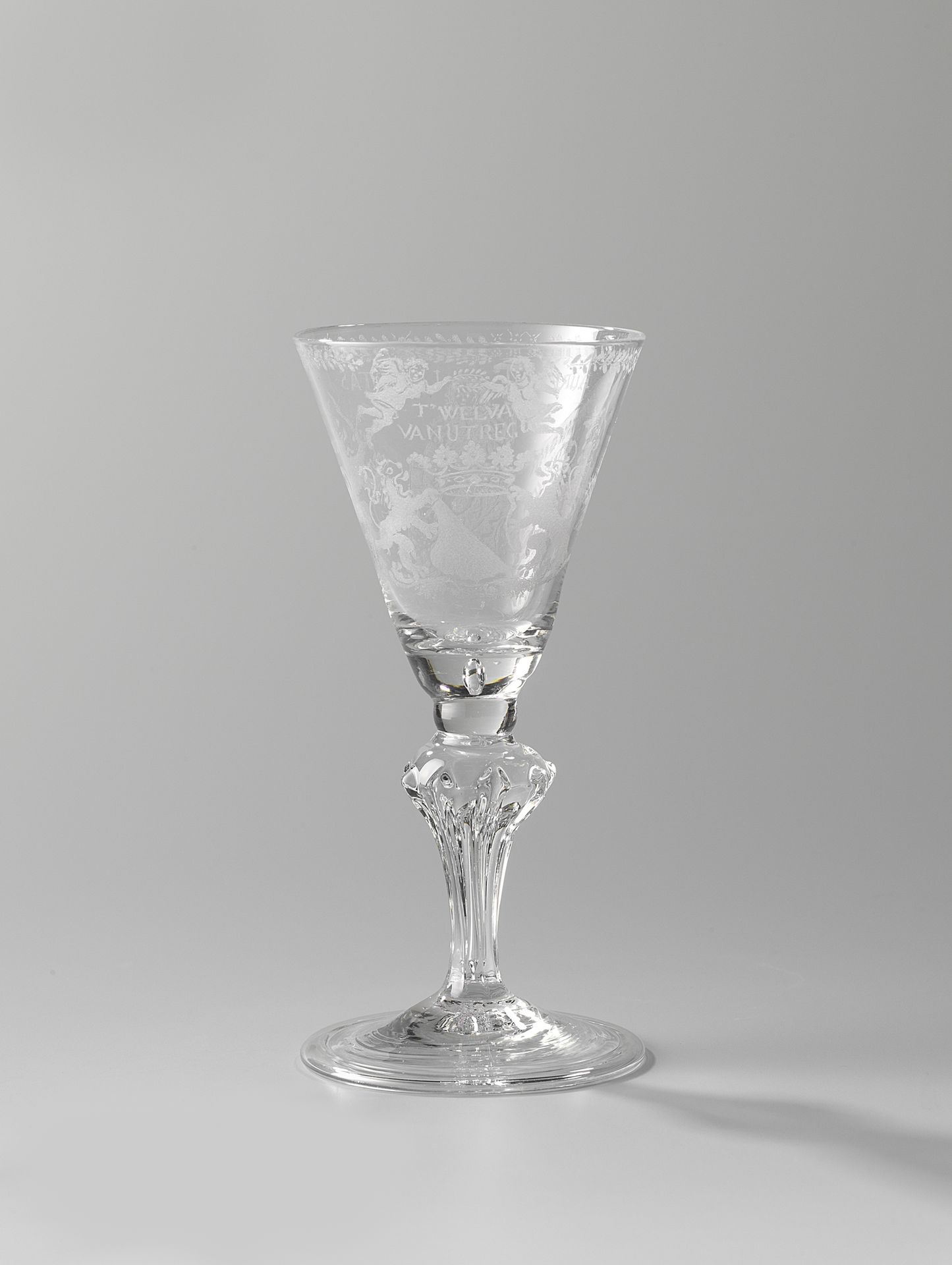 Kelkglas met het wapen van de stad Utrecht by Anonymous