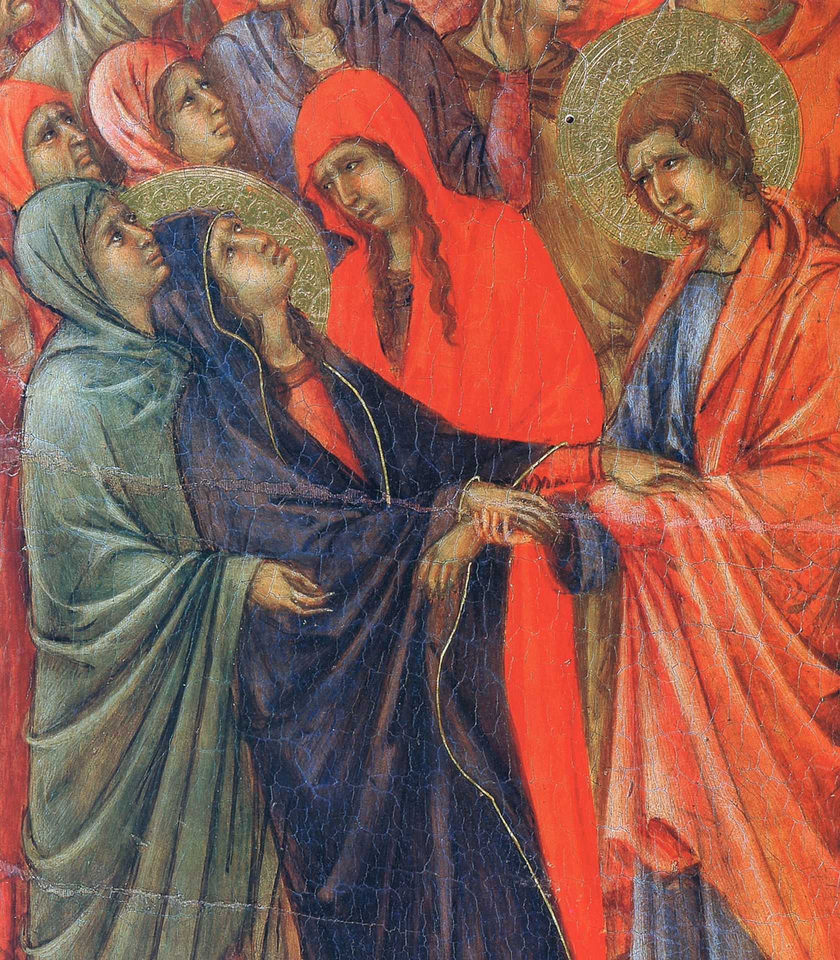 Crucifixion (Fragment) by Duccio