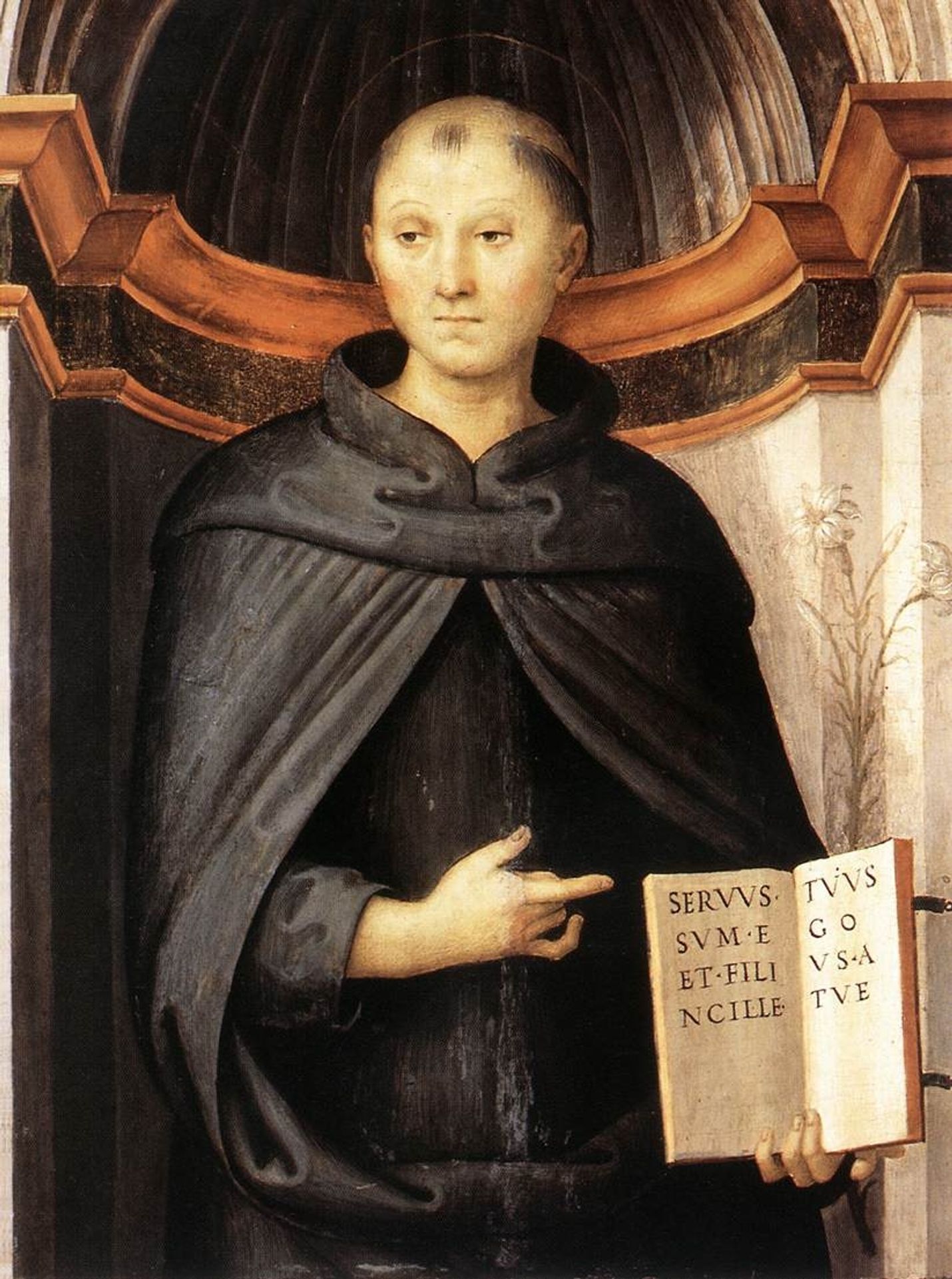 St. Nicholas of Tolentino by Pietro Perugino