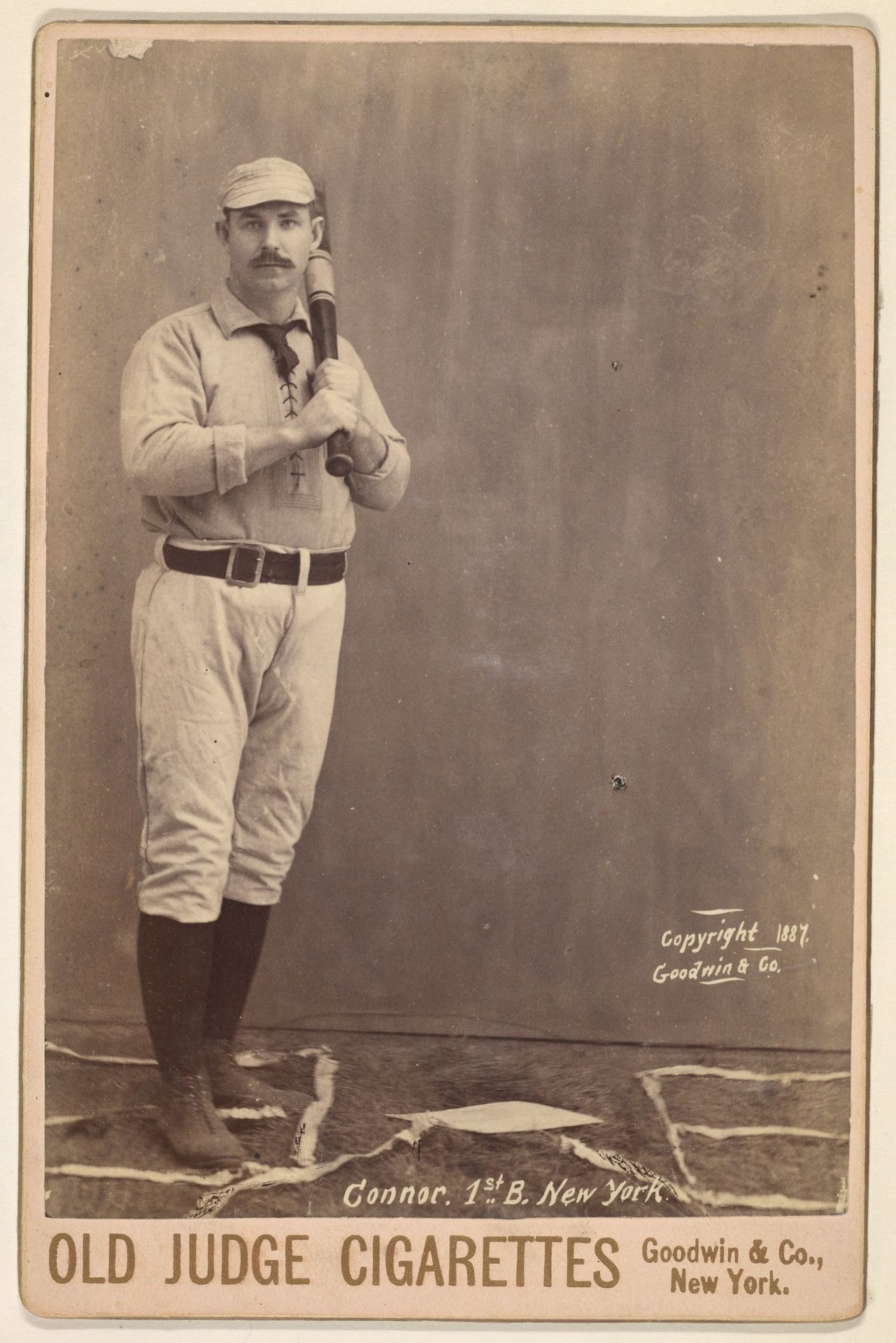 Connor, 1st Base, New York, from the series Old Judge Cigarettes by Goodwin & Company