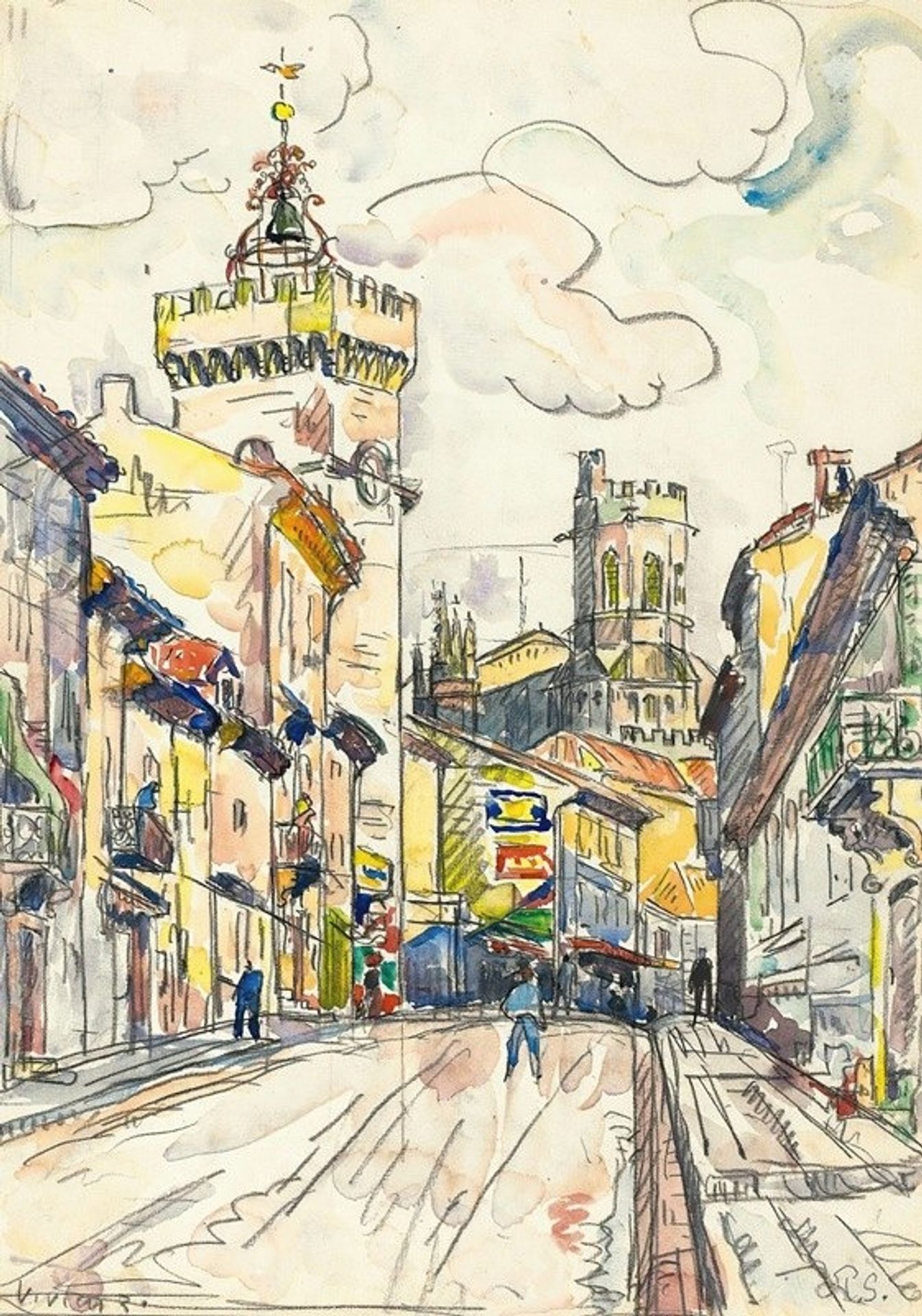 Viviers by Paul Signac
