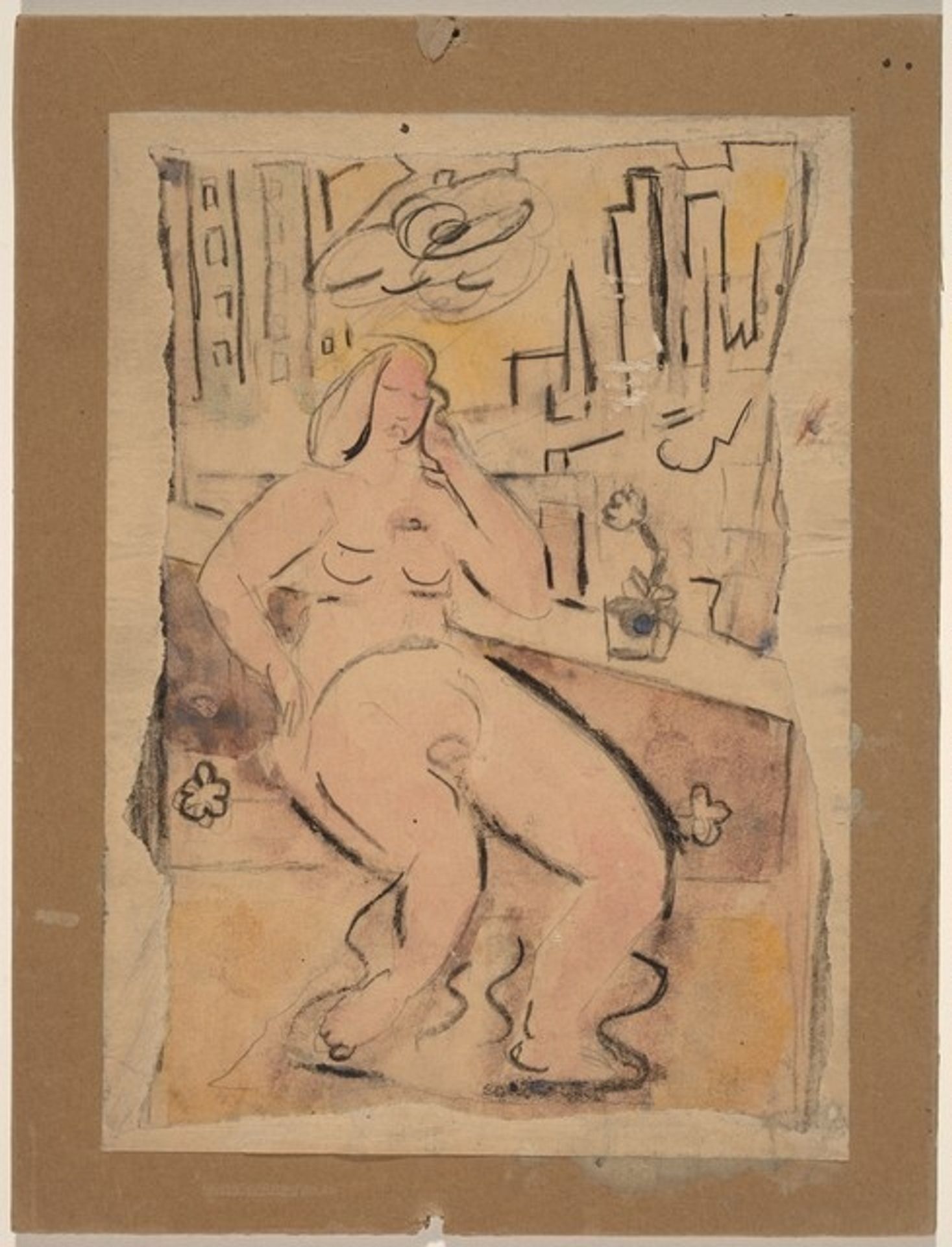 Seated Nude, New York City by John Marin