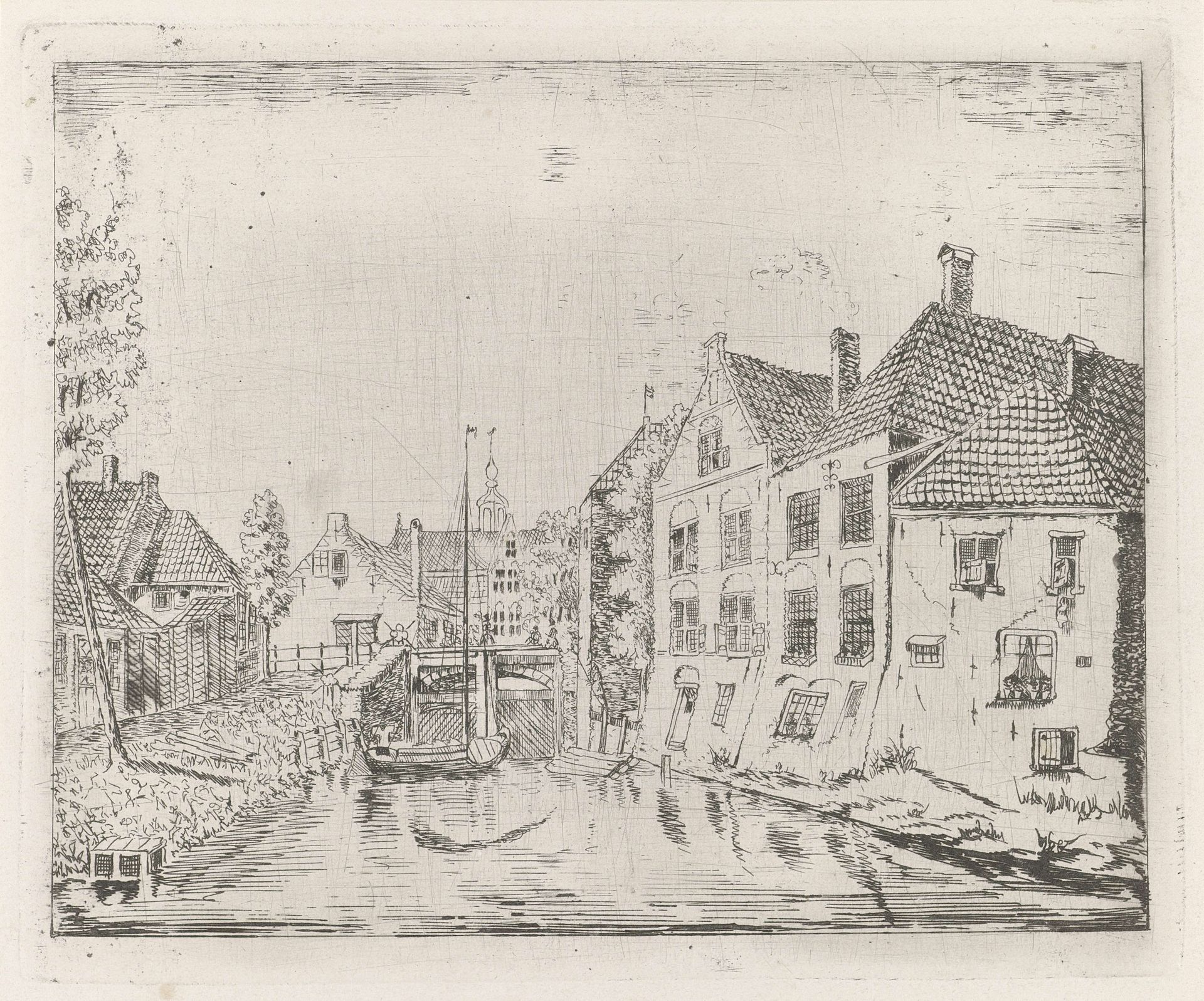 Gevangentoren te Oudewater by Eberhard Cornelis Rahms