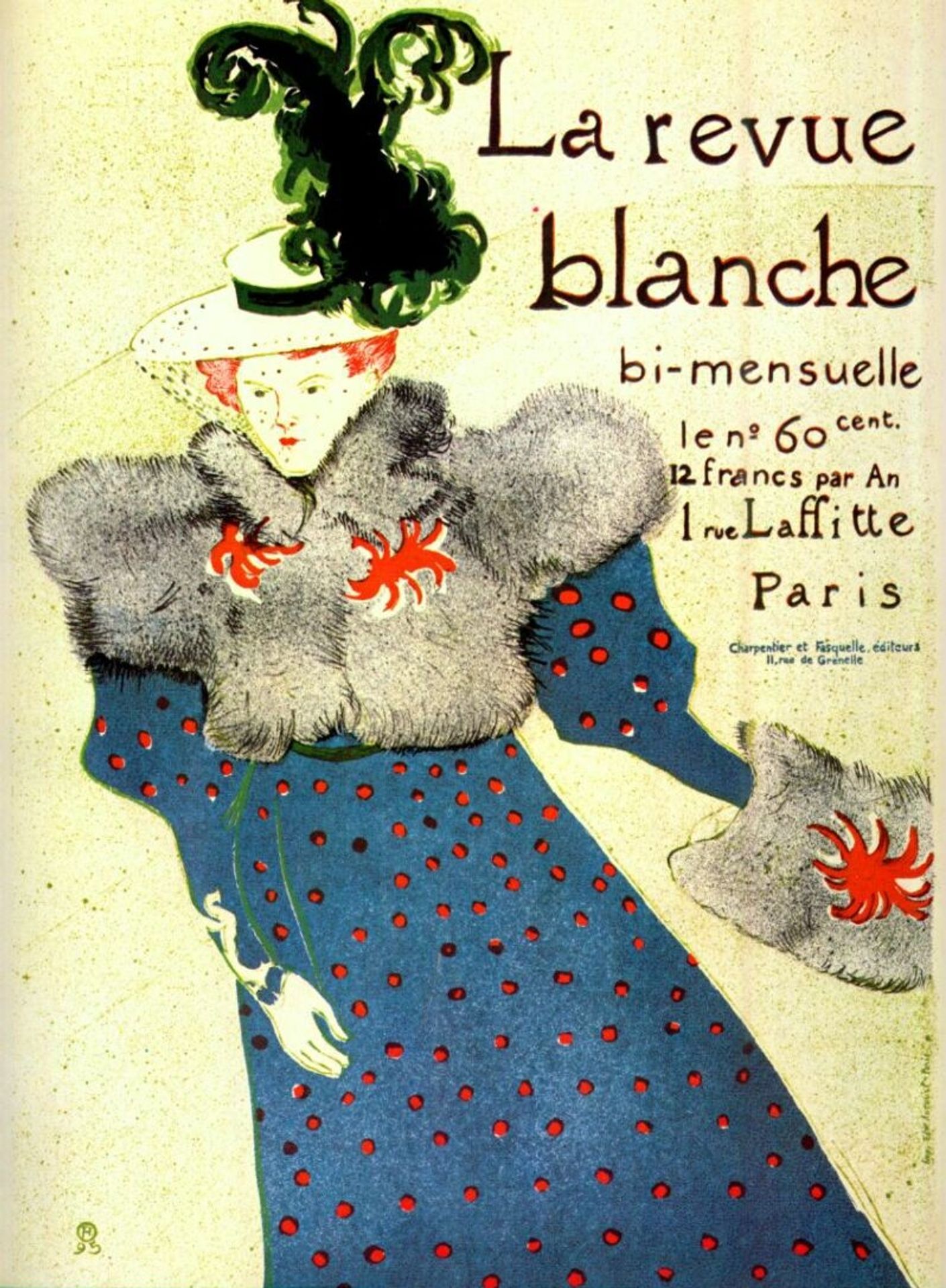 The journal white (poster) by Henri de Toulouse-Lautrec
