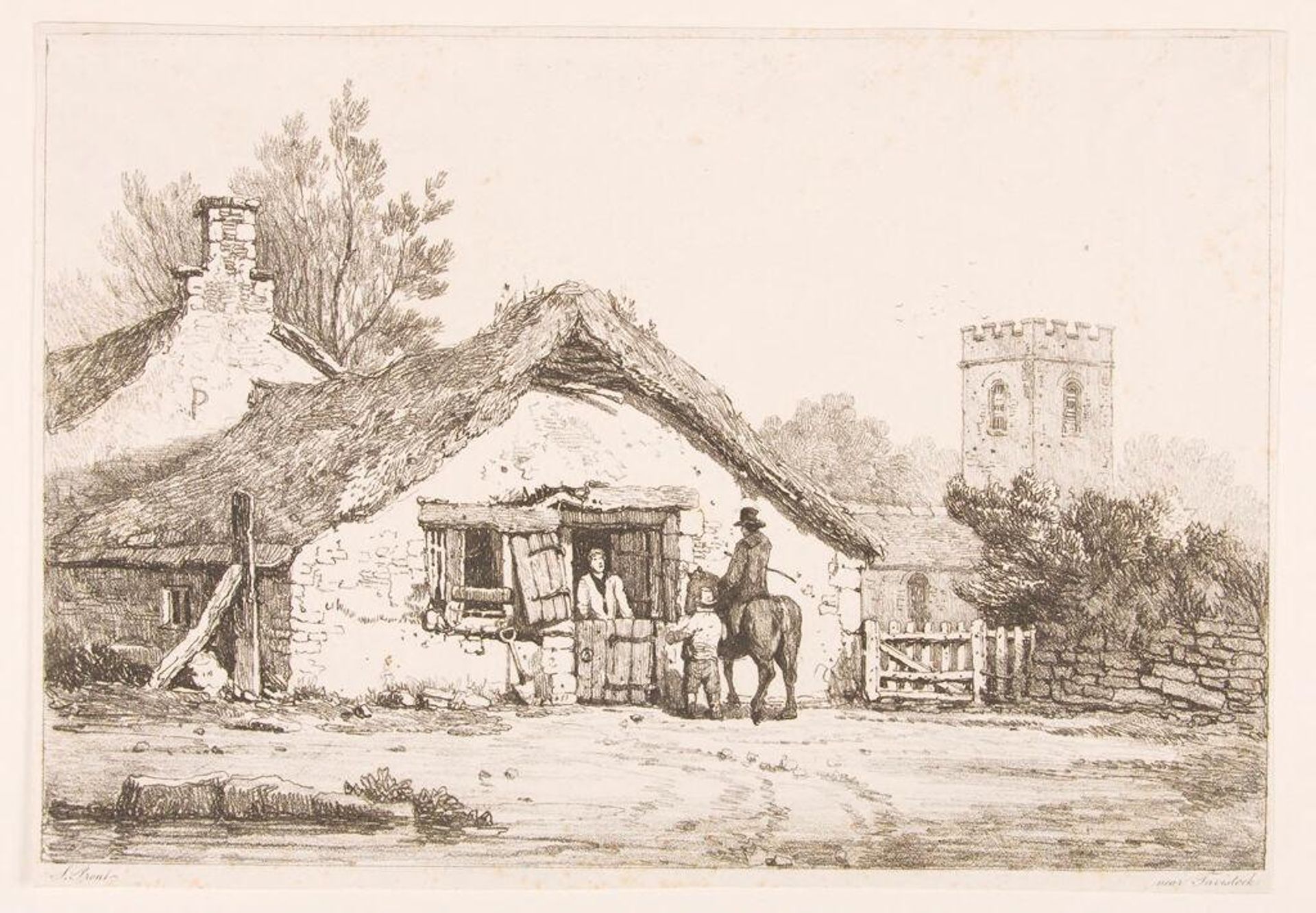 Near Tavistock by Samuel Prout