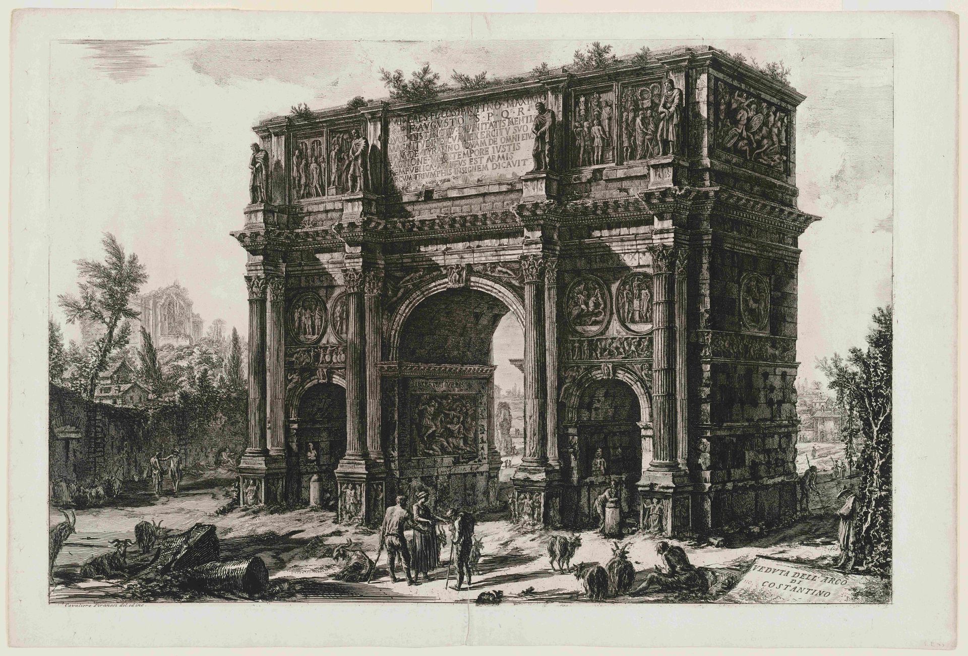 The Temple of Saturn by Giovanni Battista Piranesi