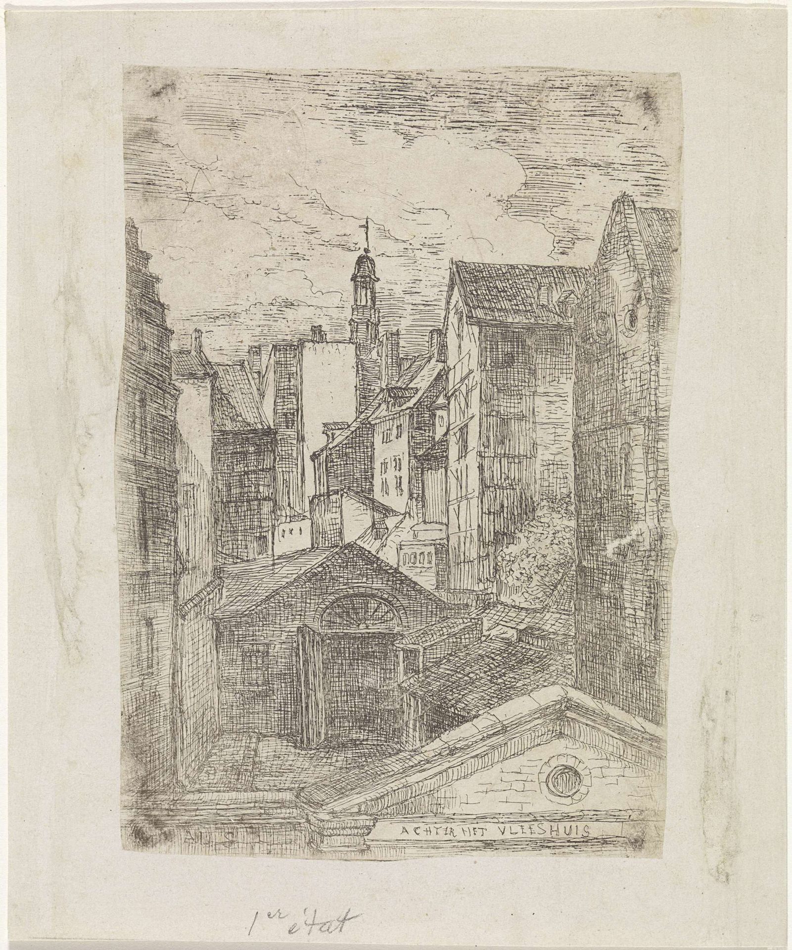 Achter het Vleeshuis, Maastricht by Alexander Schaepkens