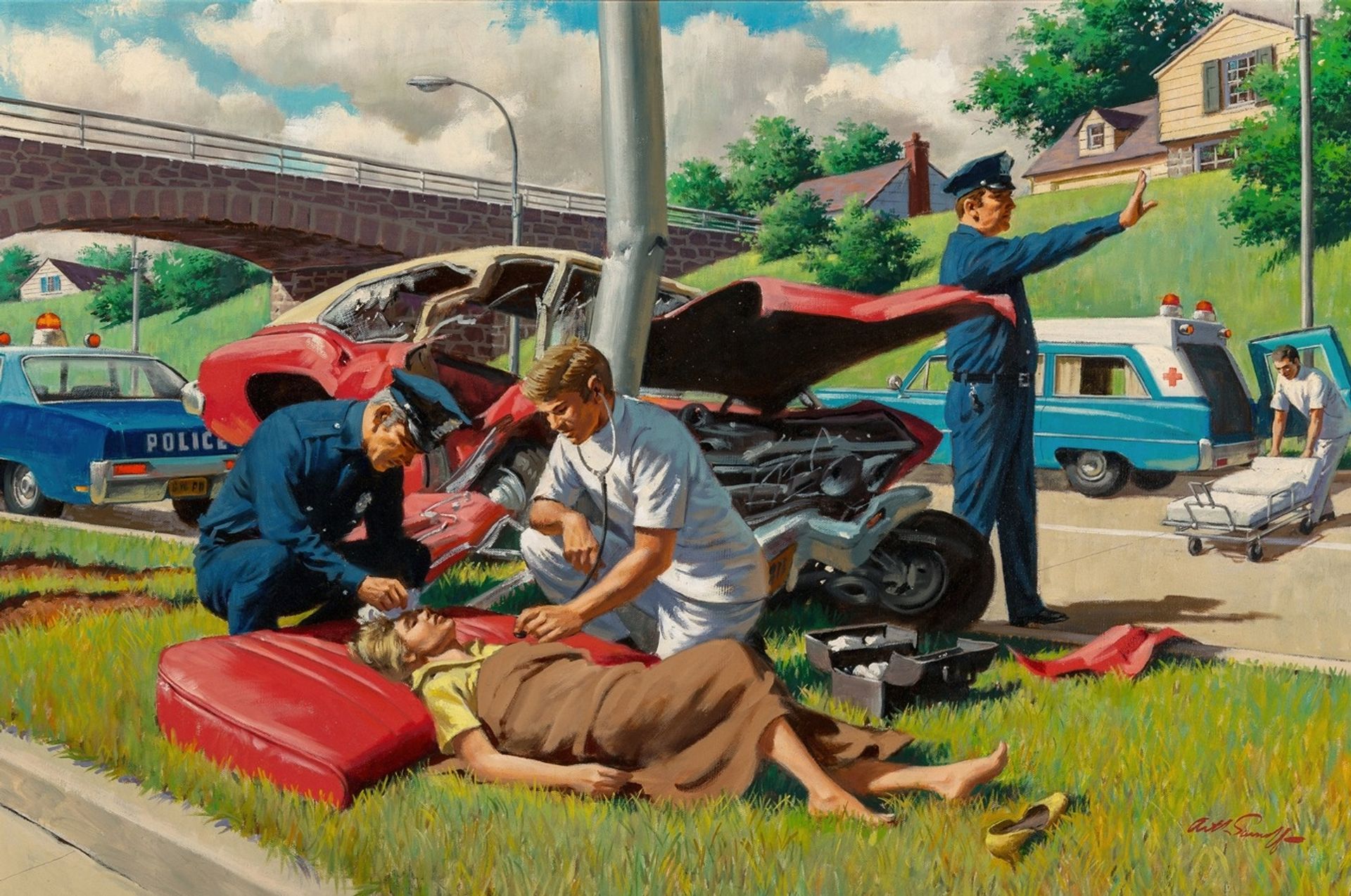 Car Crash by Arthur Saron Sarnoff