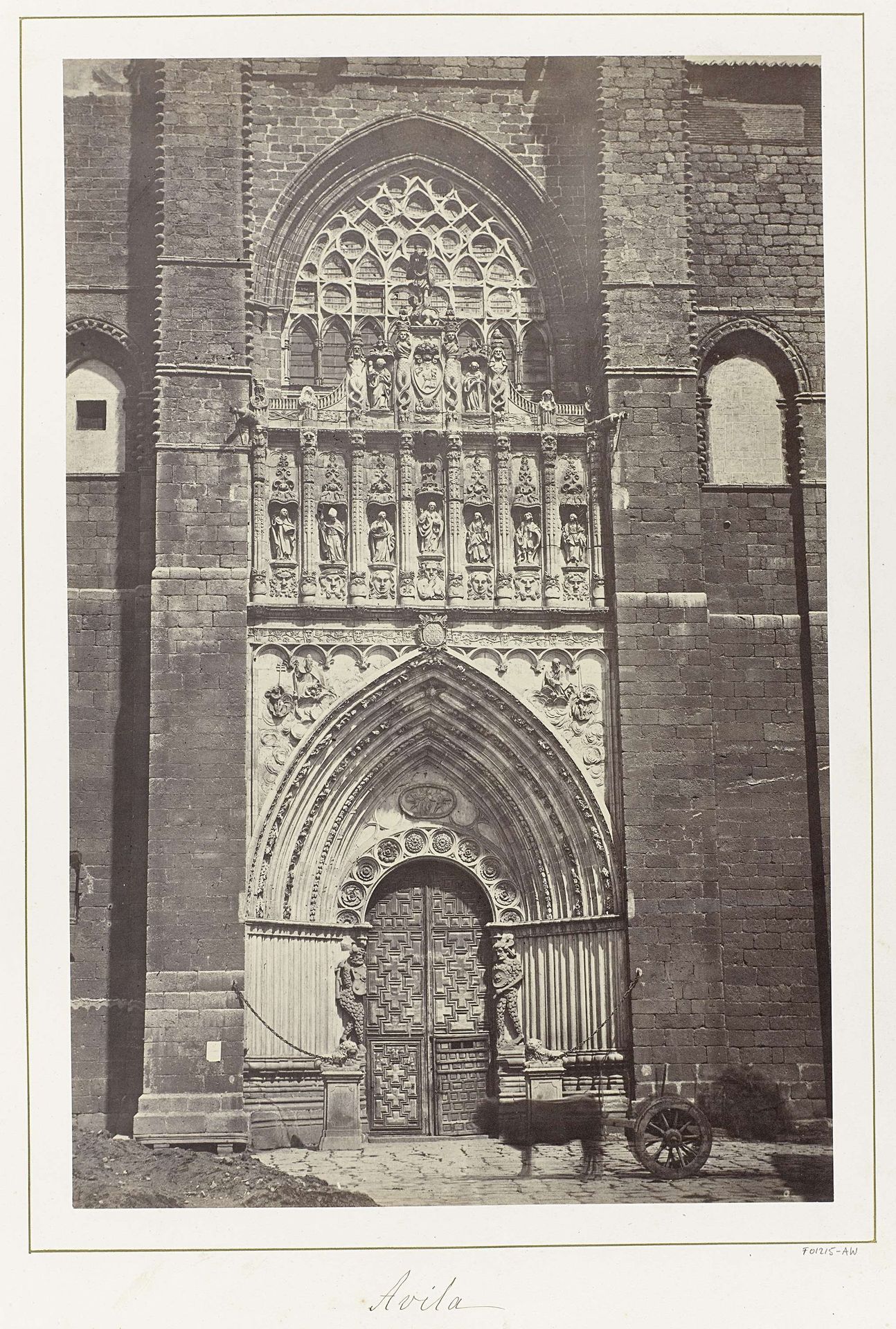 Portaal van de kathedraal van Avila by Charles Clifford