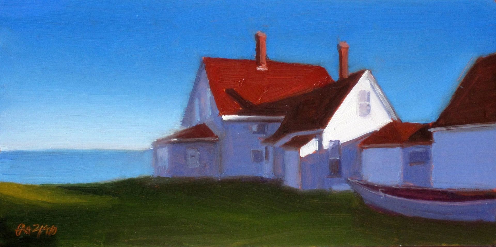 Monhegan Light House by Dan Graziano
