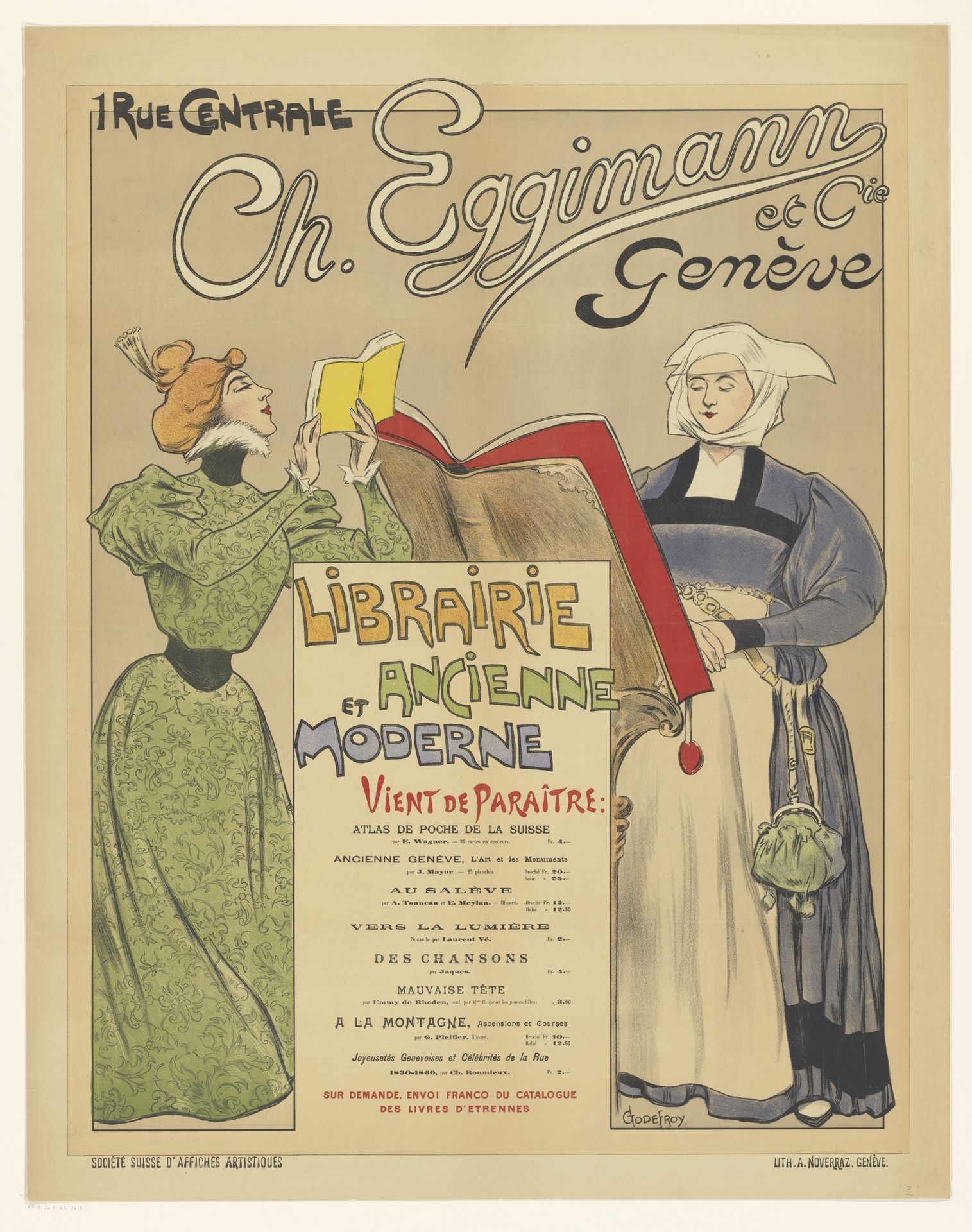 Affiche van uitgever Ch. Eggimann et Cie te Genève by Anonymous
