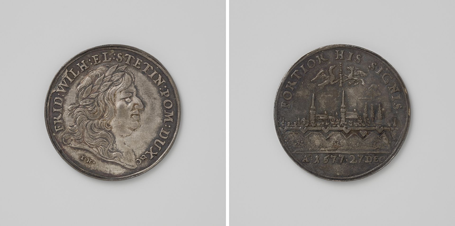 Inhuldiging van keurvorst Frederik Willem van Brandenburg als hertog van Pommeren by Johann Höhn