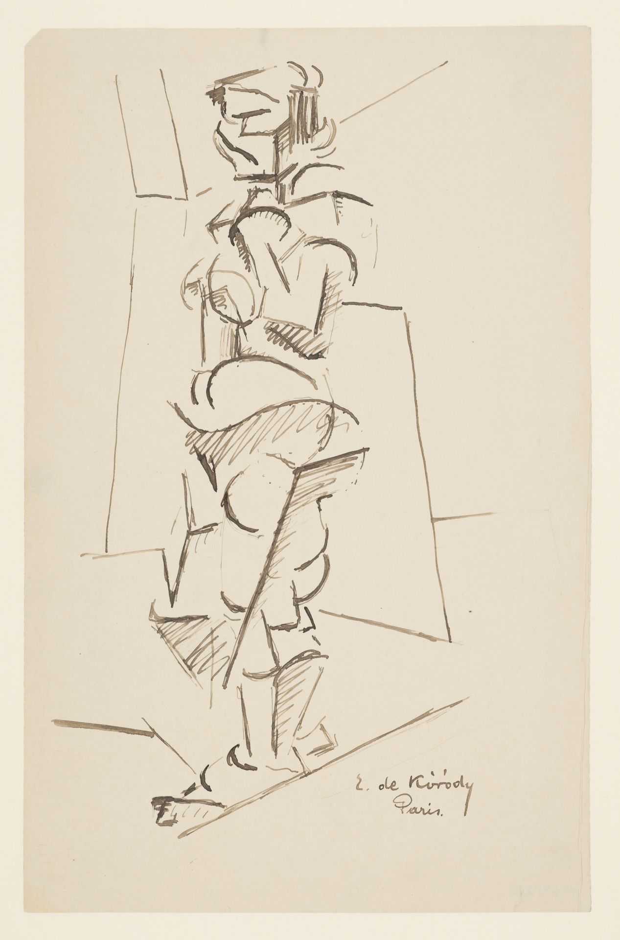 Standing Figure by Elemér de Kóródy