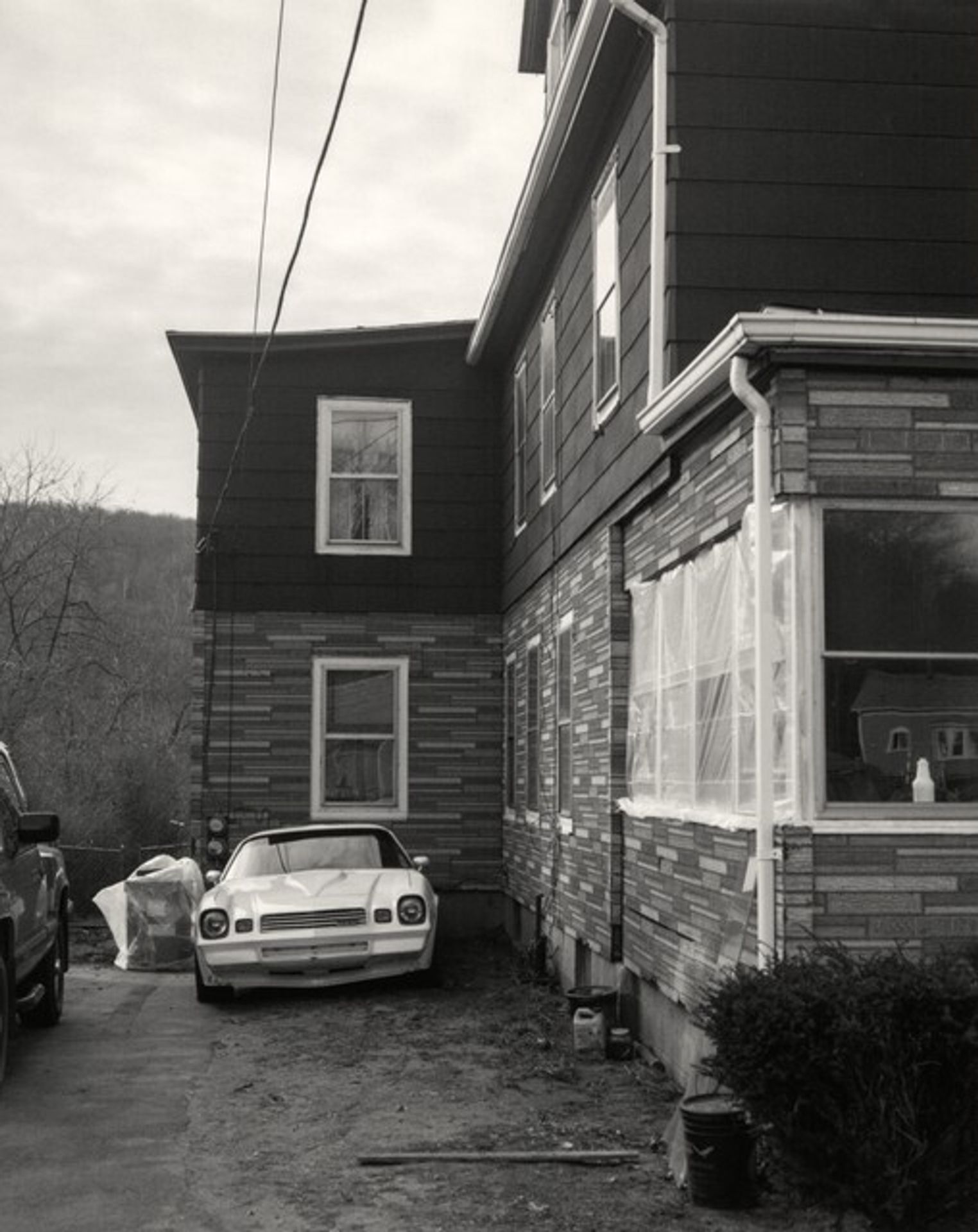 White Camaro, Palmer, Massachusetts by James Welling