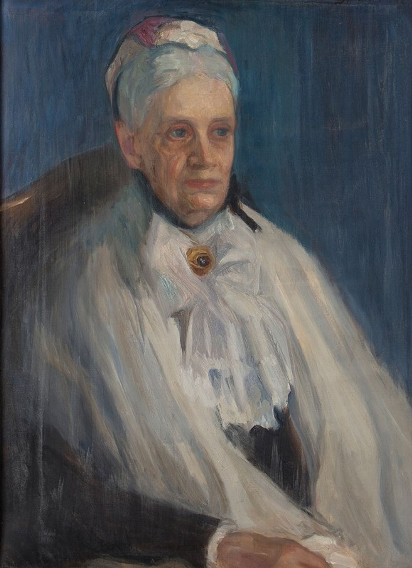 Konstnärens farmor, Friherrinnan von Dardel by Nils Dardel