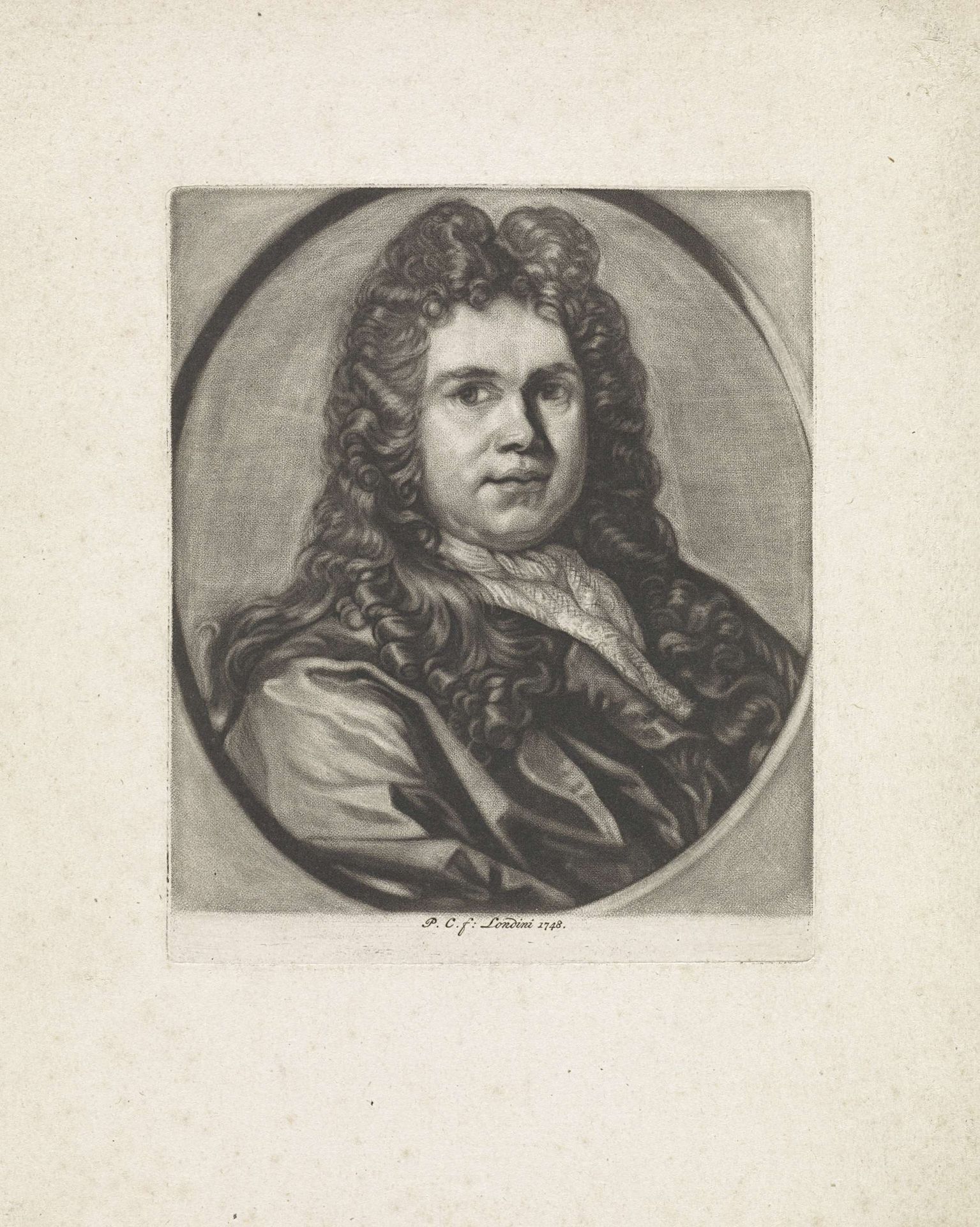 Portret van Grinling Gibbons by Petrus Camper