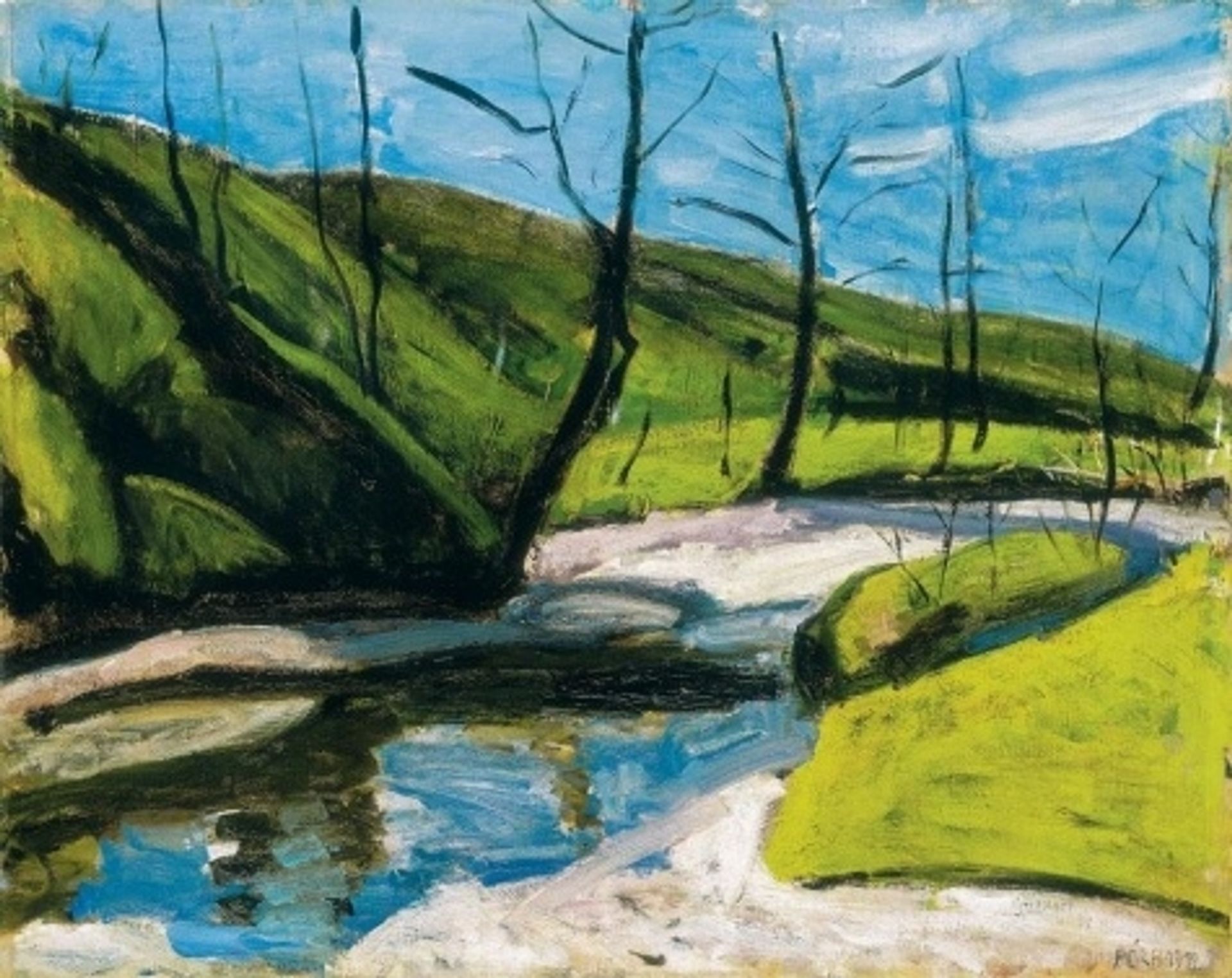 Brookside by Bertalan Por