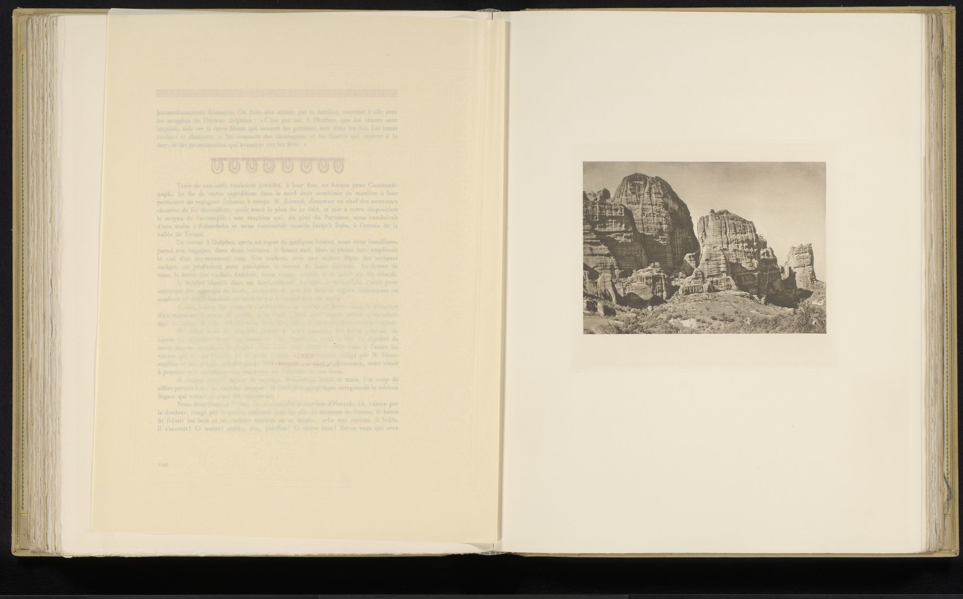 Meteora in Thessalië, Griekenland by Frédéric Boissonnas