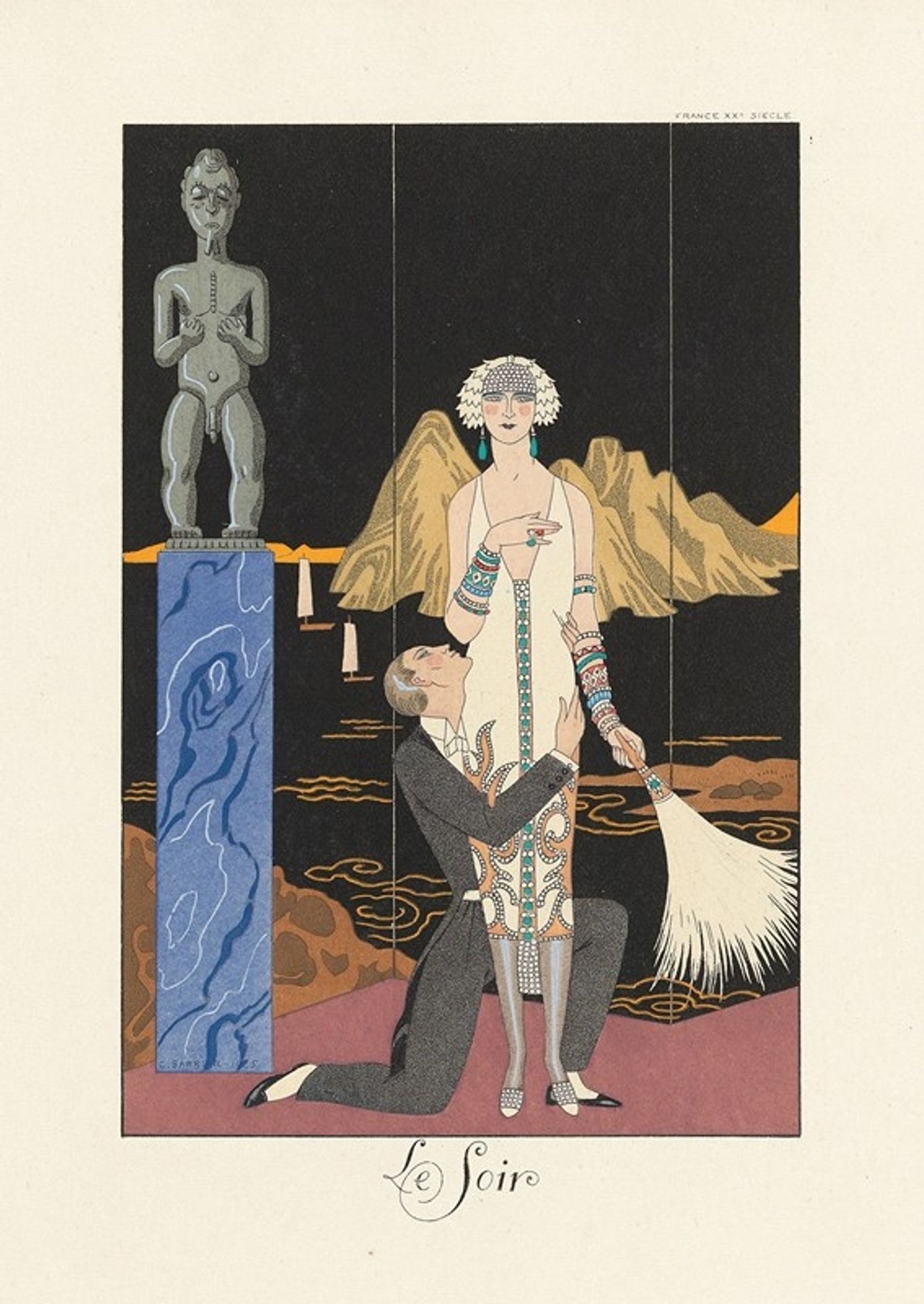 Le Soir by George Barbier