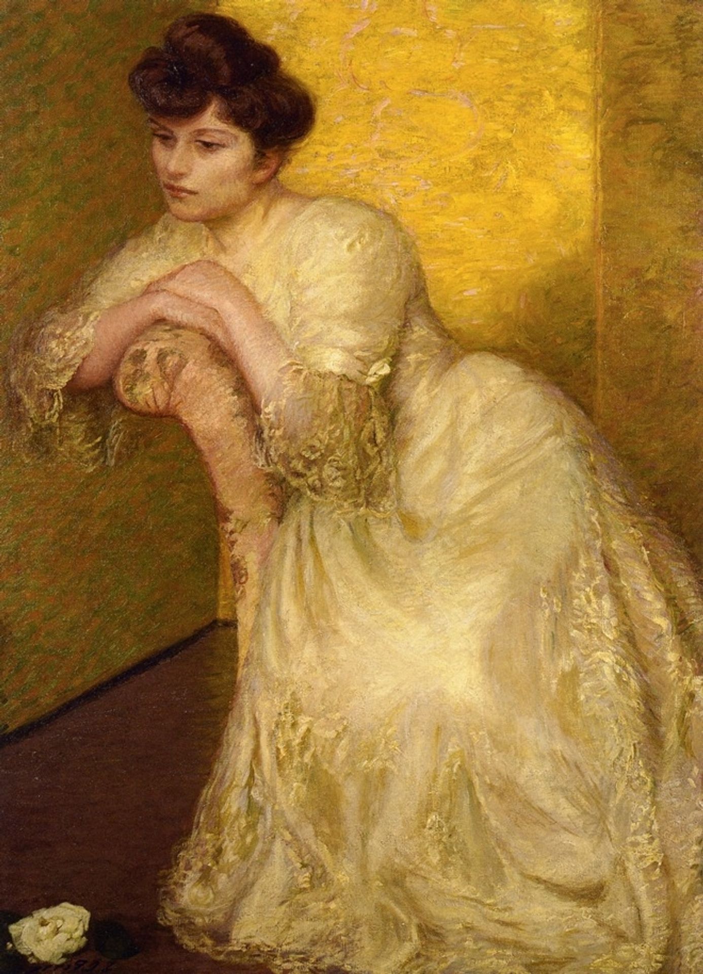 The Yellow Screen by Lilla Cabot Perry
