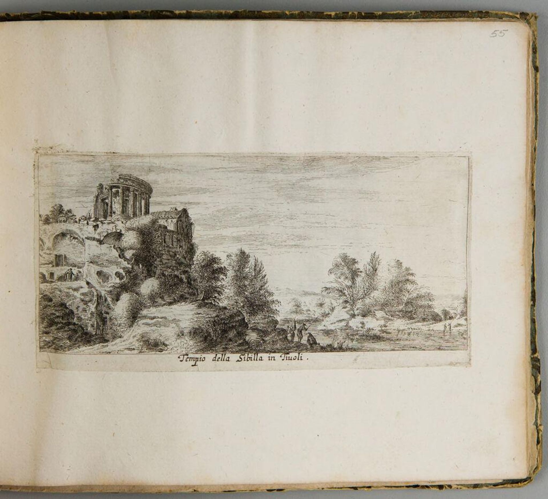 Temple of the Sybil at Tivoli by Melchior KÃ¼sel