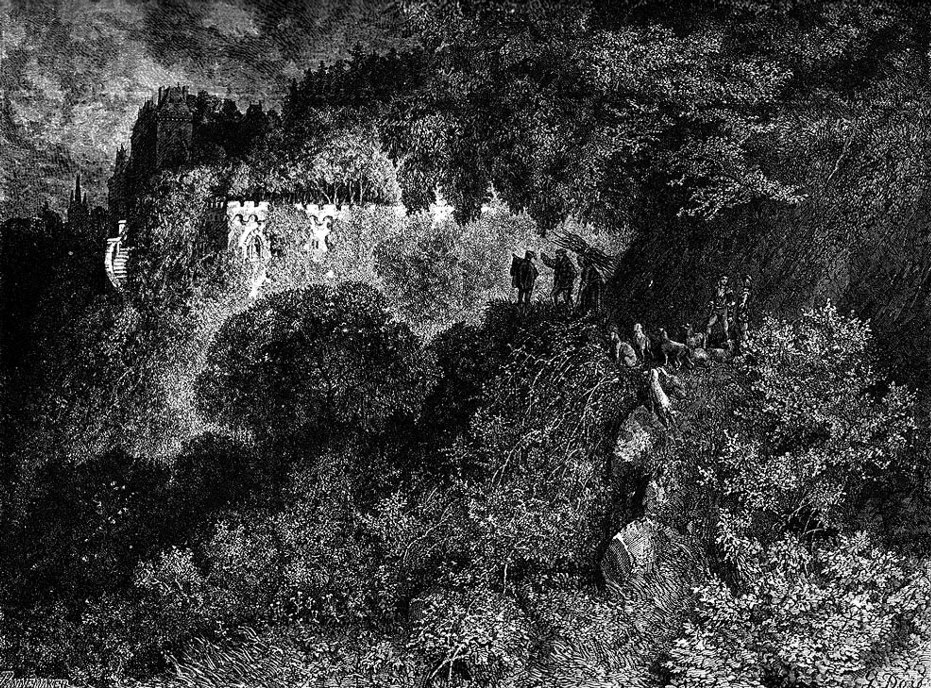 Seeing TheTowers,The King's Son Asked What They Were by Gustave Dore