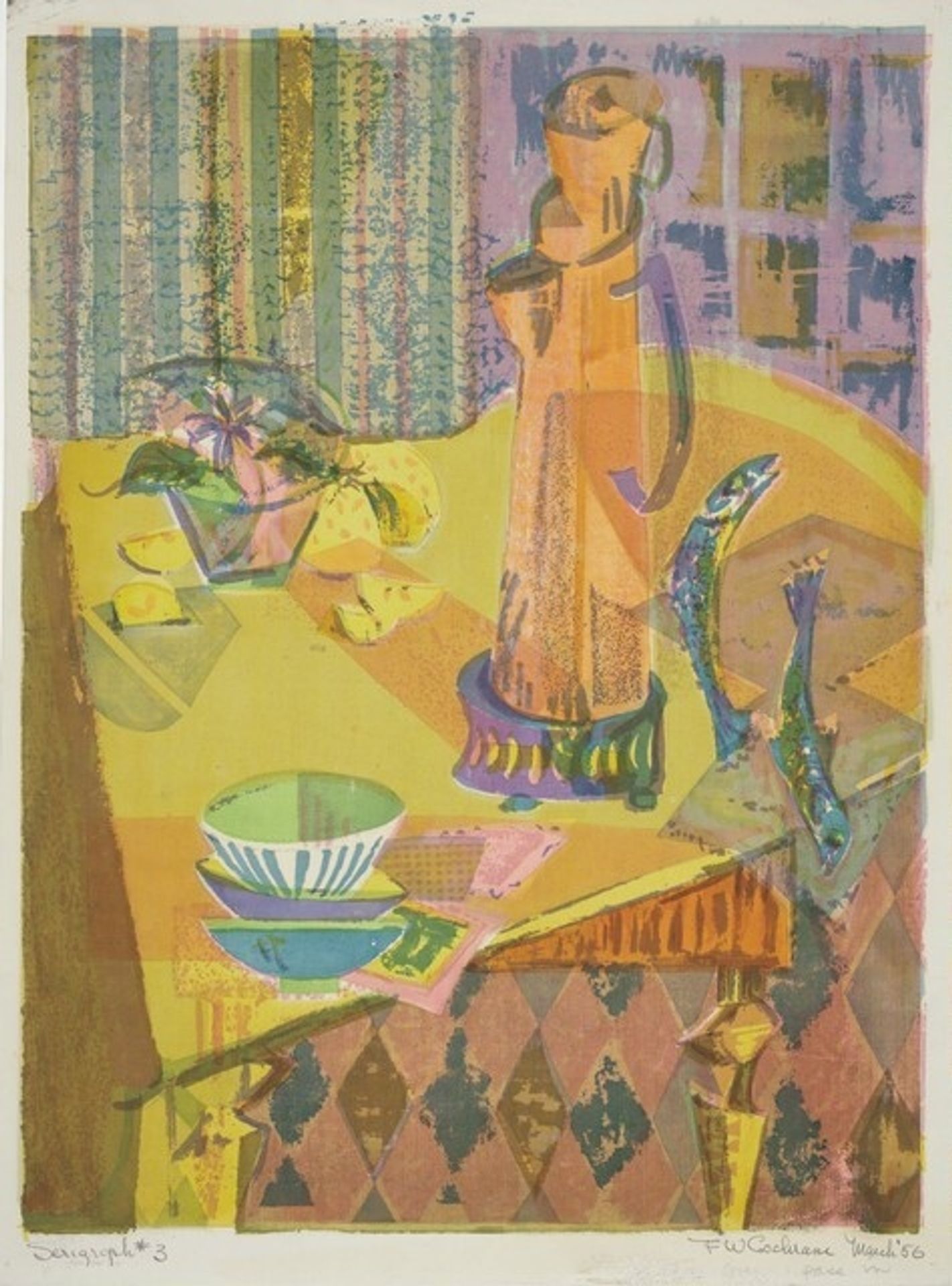 Serigraph #3 (Still-Life) by F.W. Cochrane