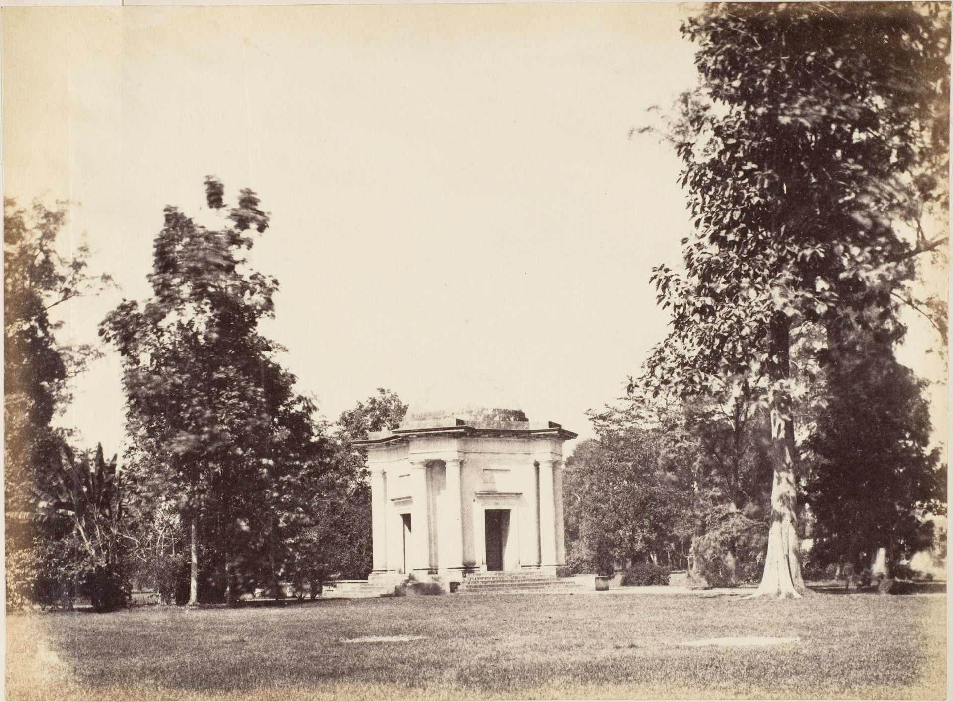 Entrance to Botanical Gardens, Calcutta by Captain R. B. Hill