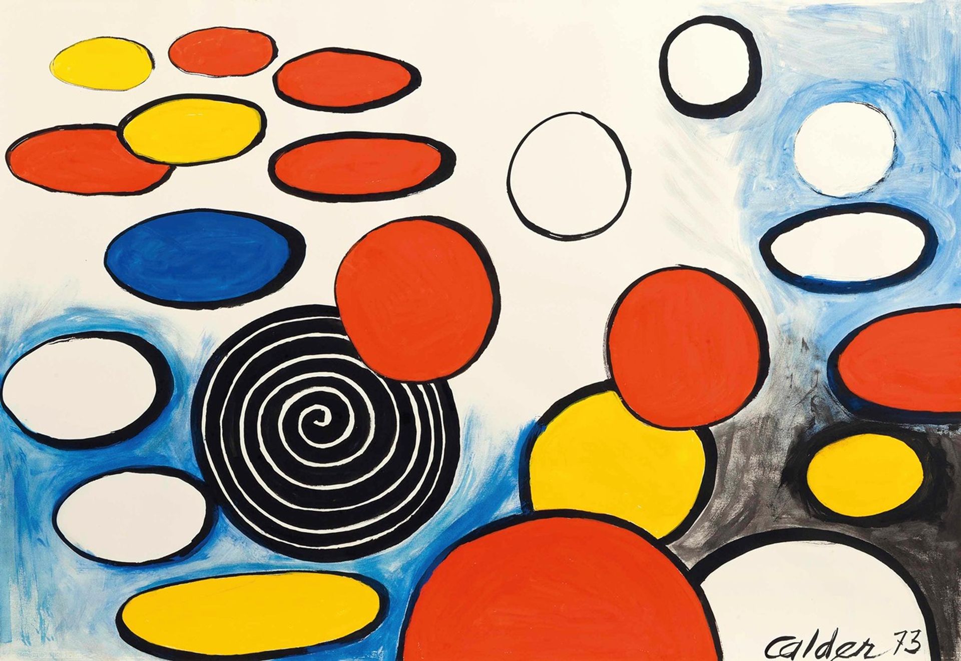 Saucers and Spirals by Alexander Calder