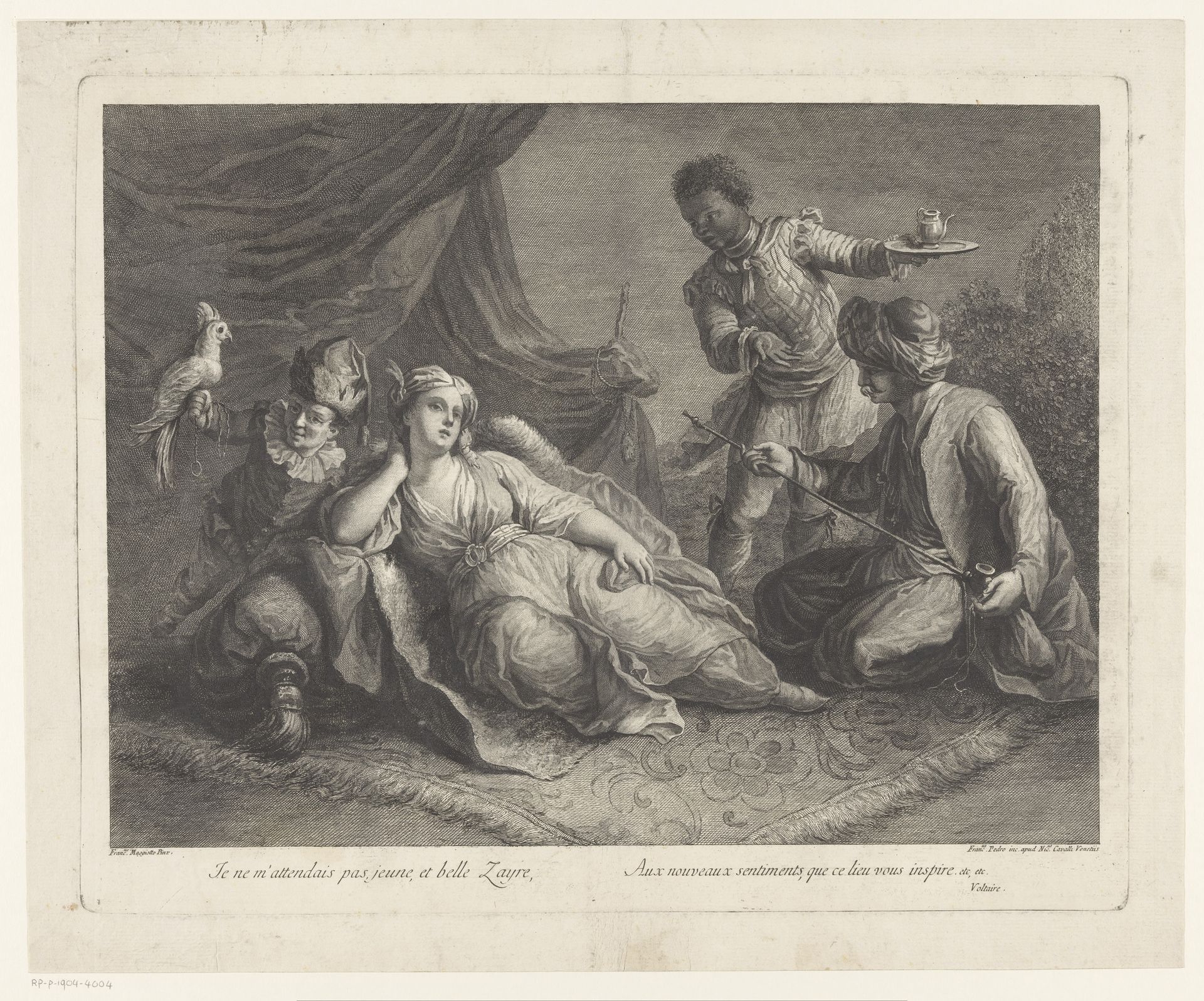 Vrouw liggend op een kleed by Francesco del Pedro
