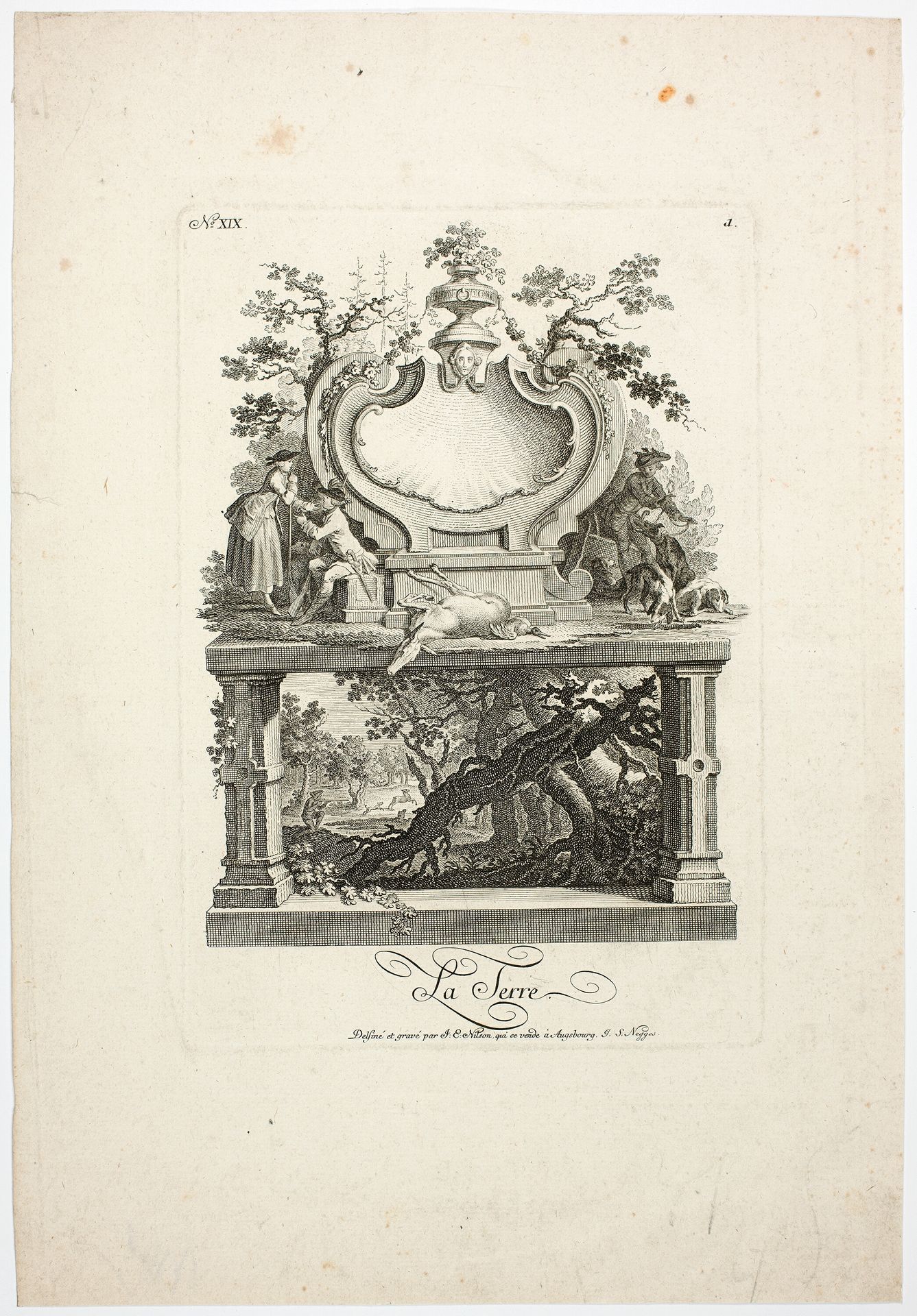 Earth by Johann Esaias Nilson