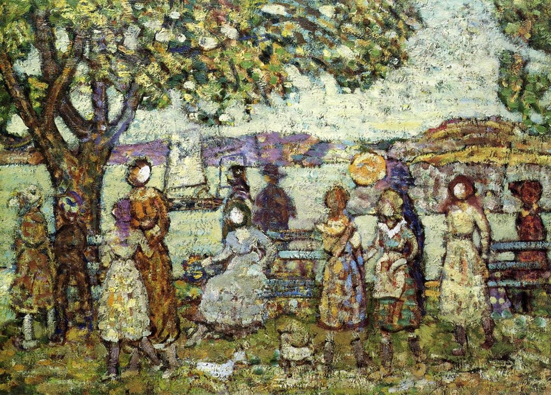Seashore by Maurice Prendergast