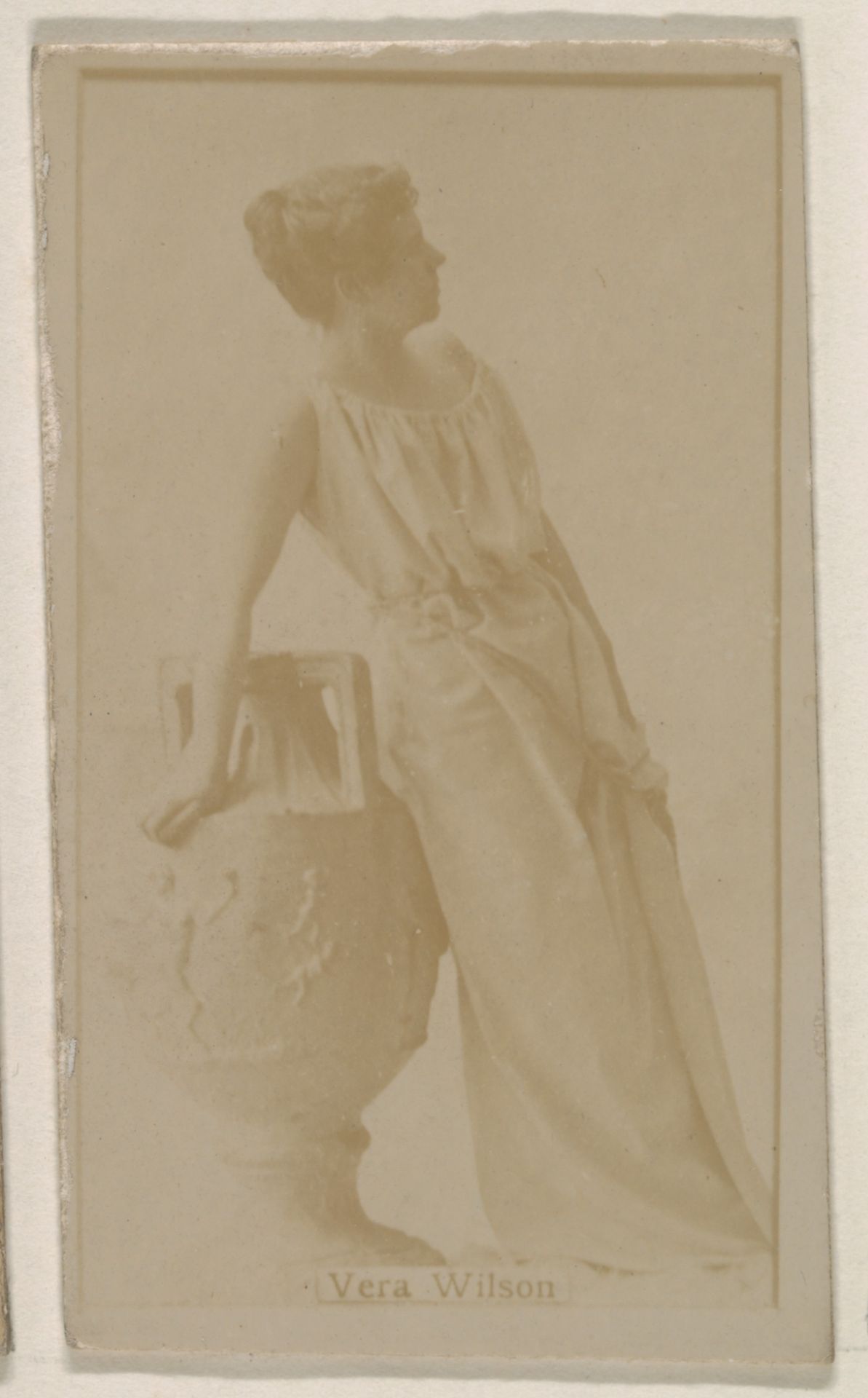 Vera Wilson, from the Actresses series (N245) issued by Kinney Brothers to promote Sweet Caporal Cigarettes by Kinney Brothers Tobacco Company