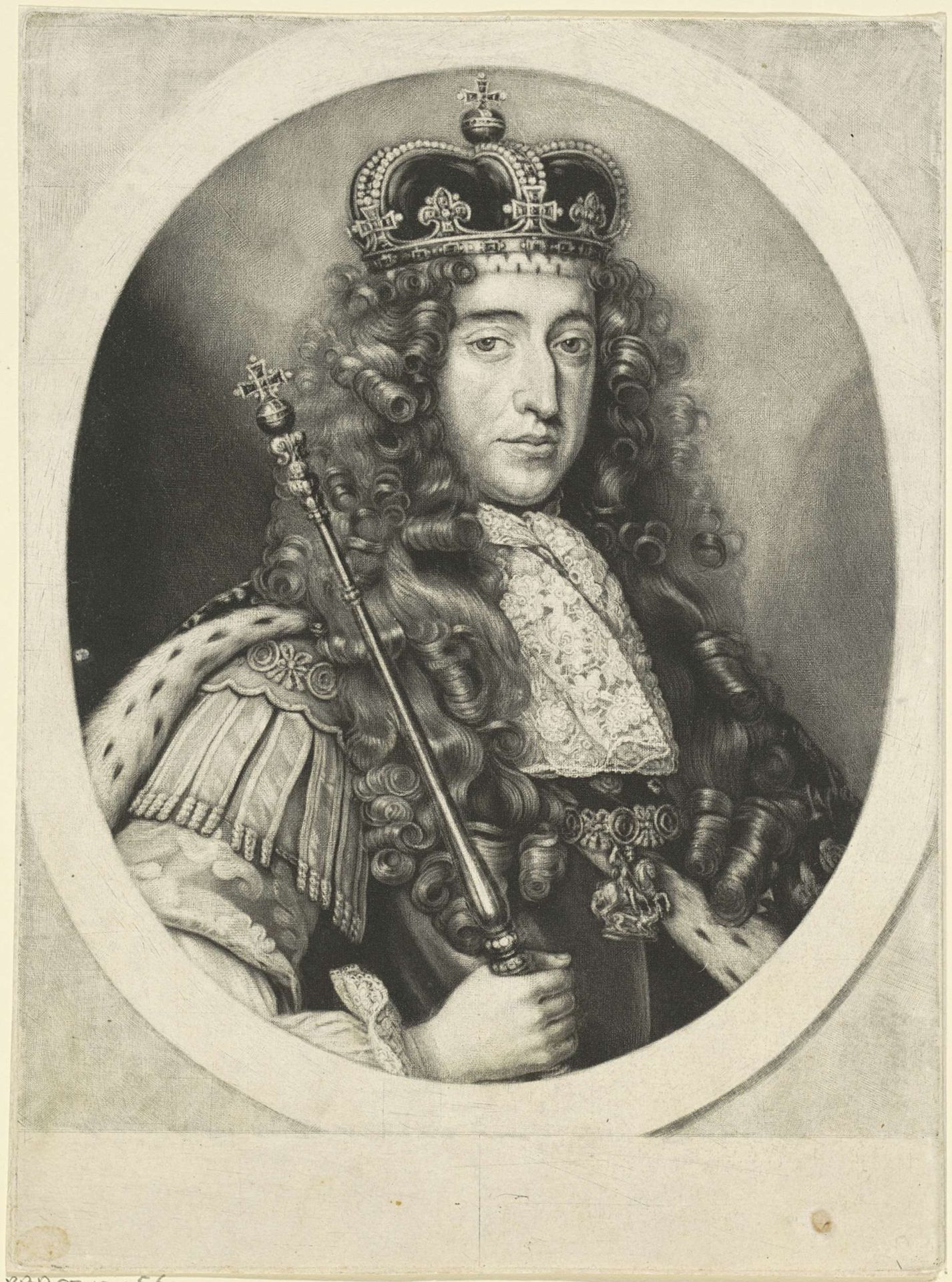 Portret van Willem III, prins van Oranje by Jacob Gole