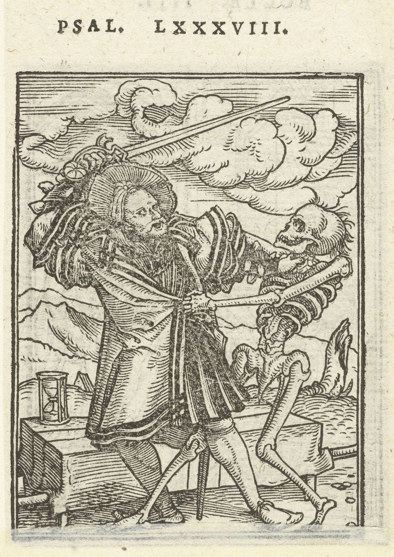 Edelman en de Dood by Hans (II) Holbein