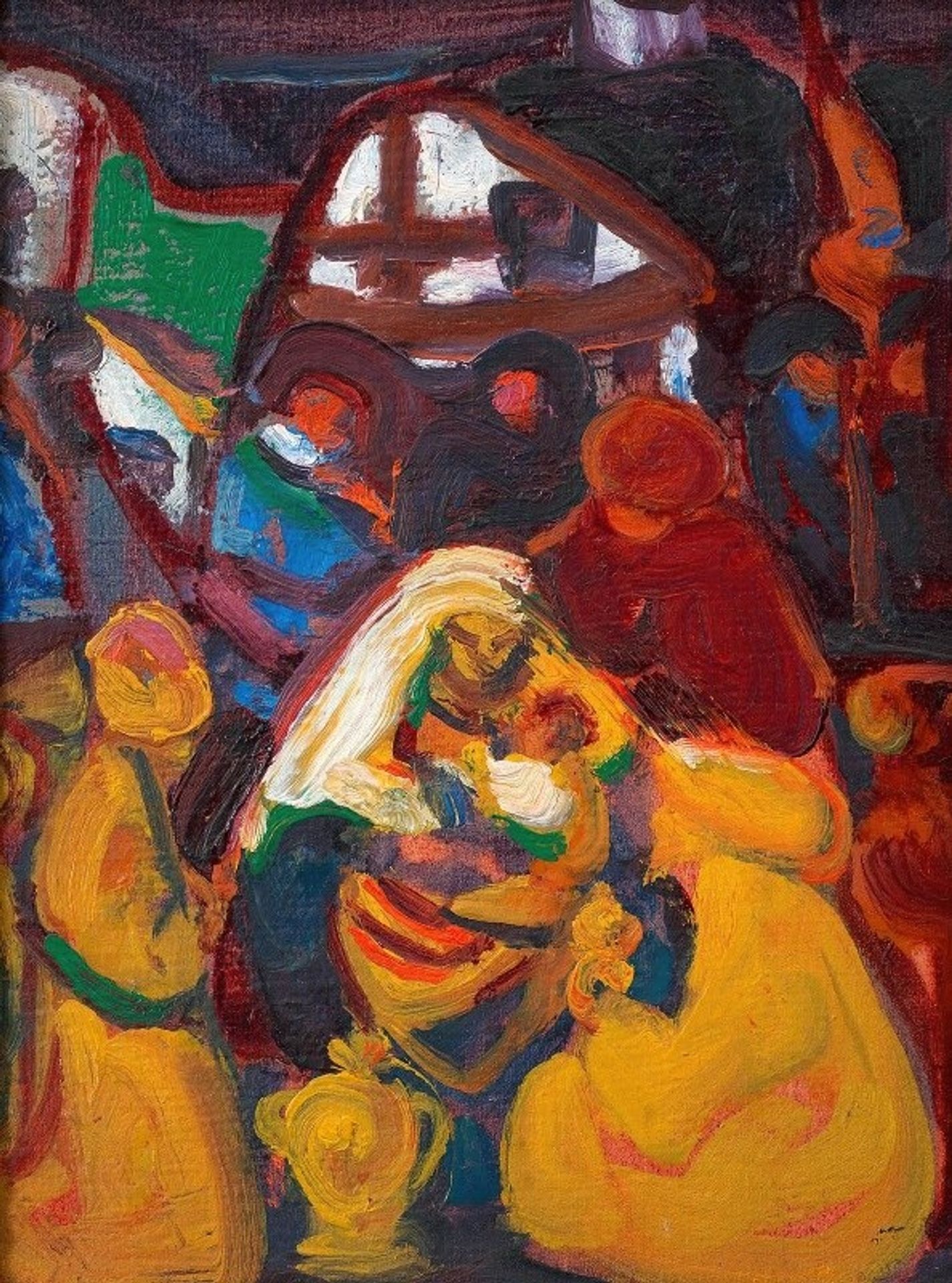 The three kings by Adolf Hölzel