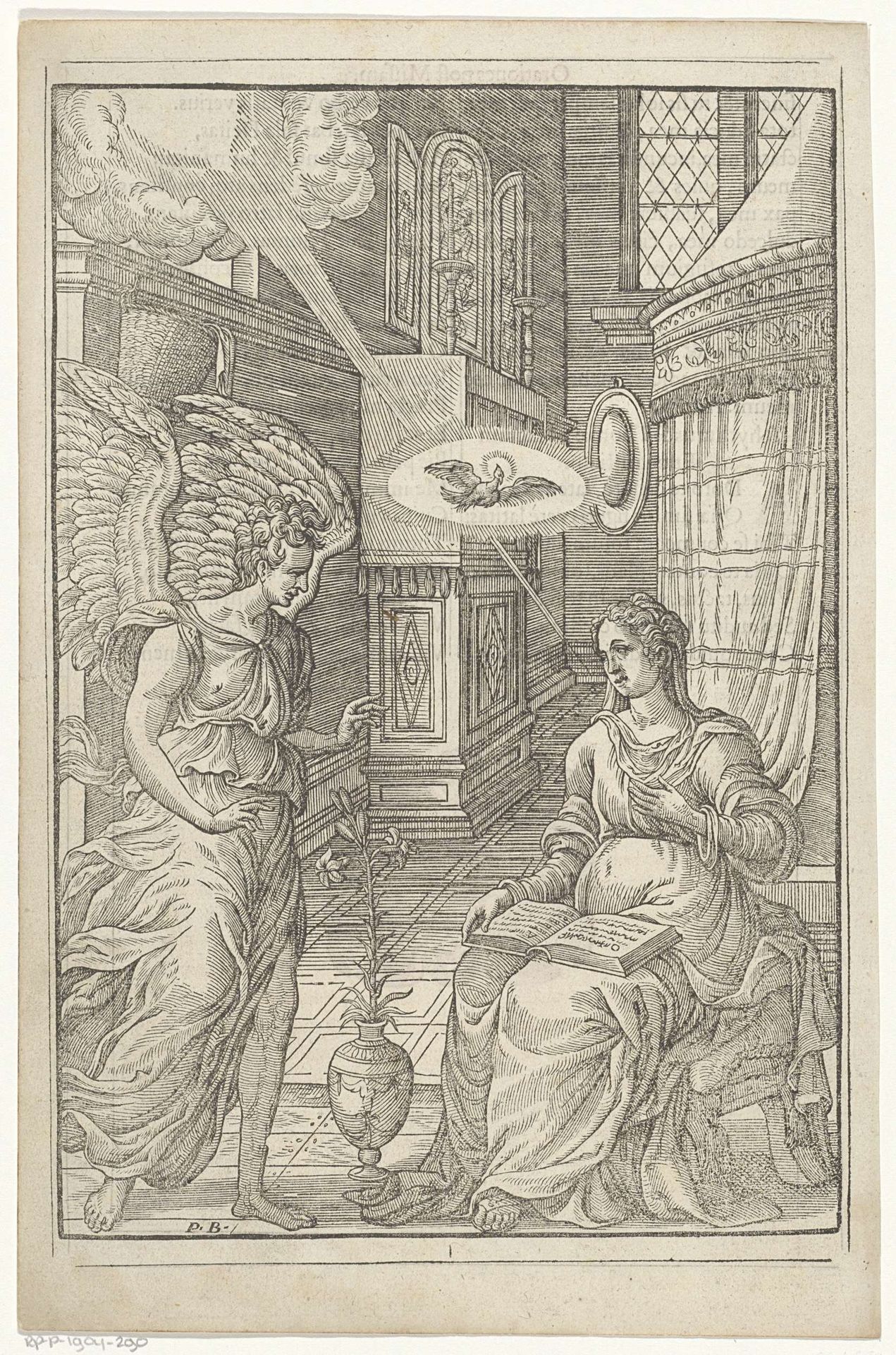 Annunciatie by Antoni van Leest