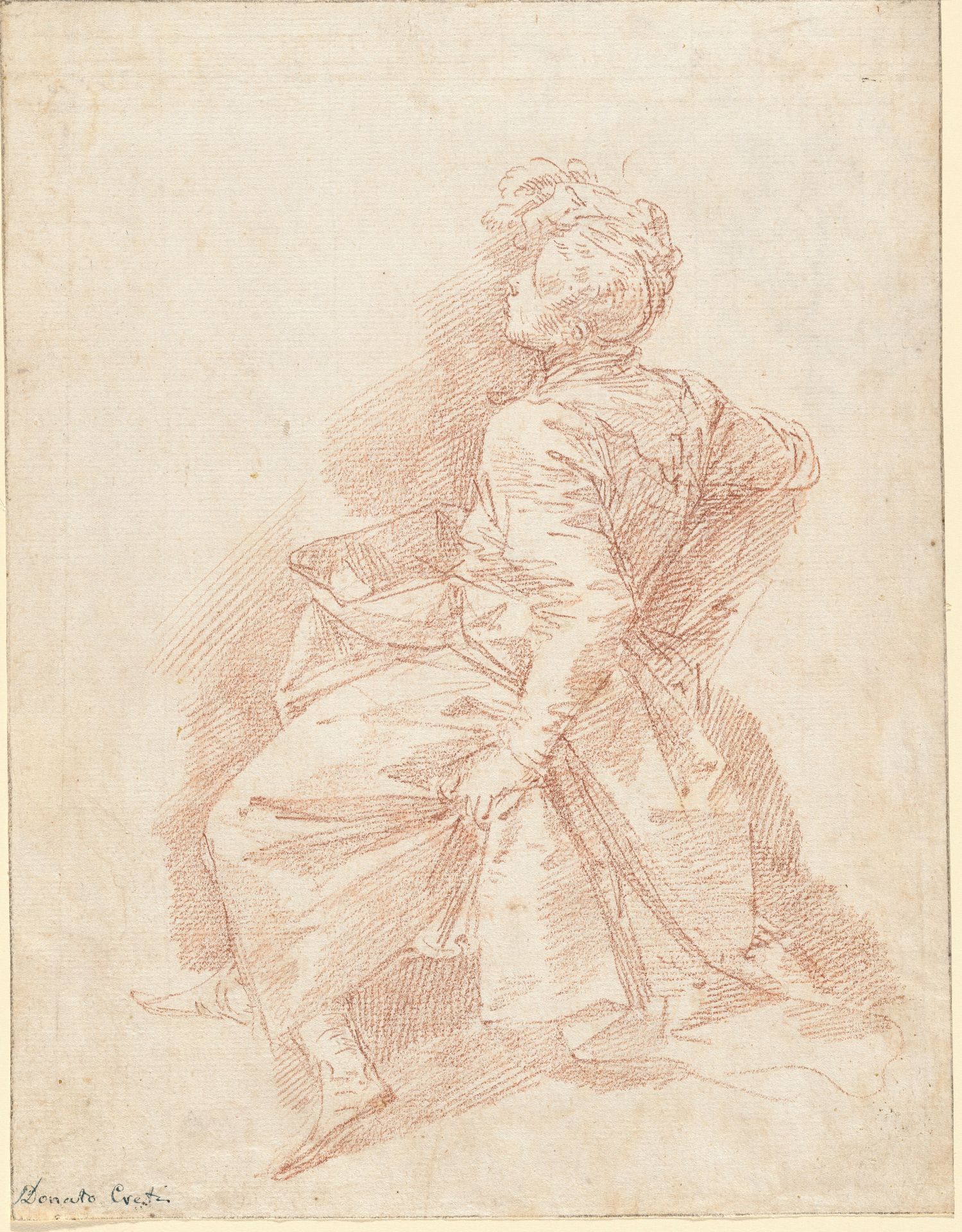 A Seated Man by Donato Creti